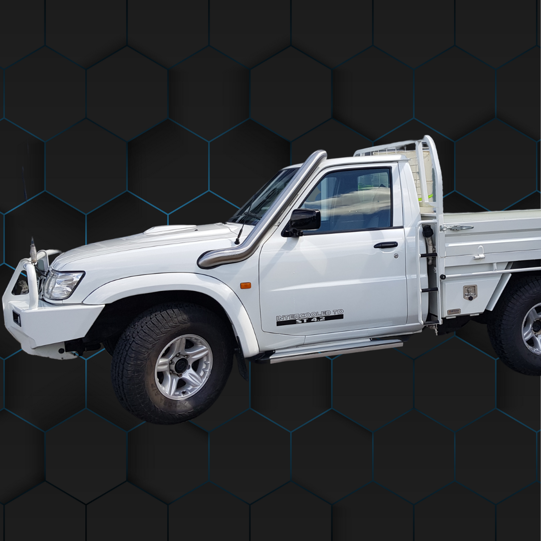 Nissan Patrol GU 4" Stainless Steel Snorkel Kit