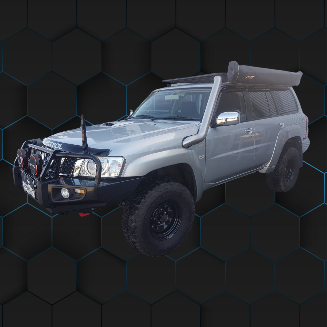 Nissan Patrol GU 4" Stainless Steel Snorkel Kit
