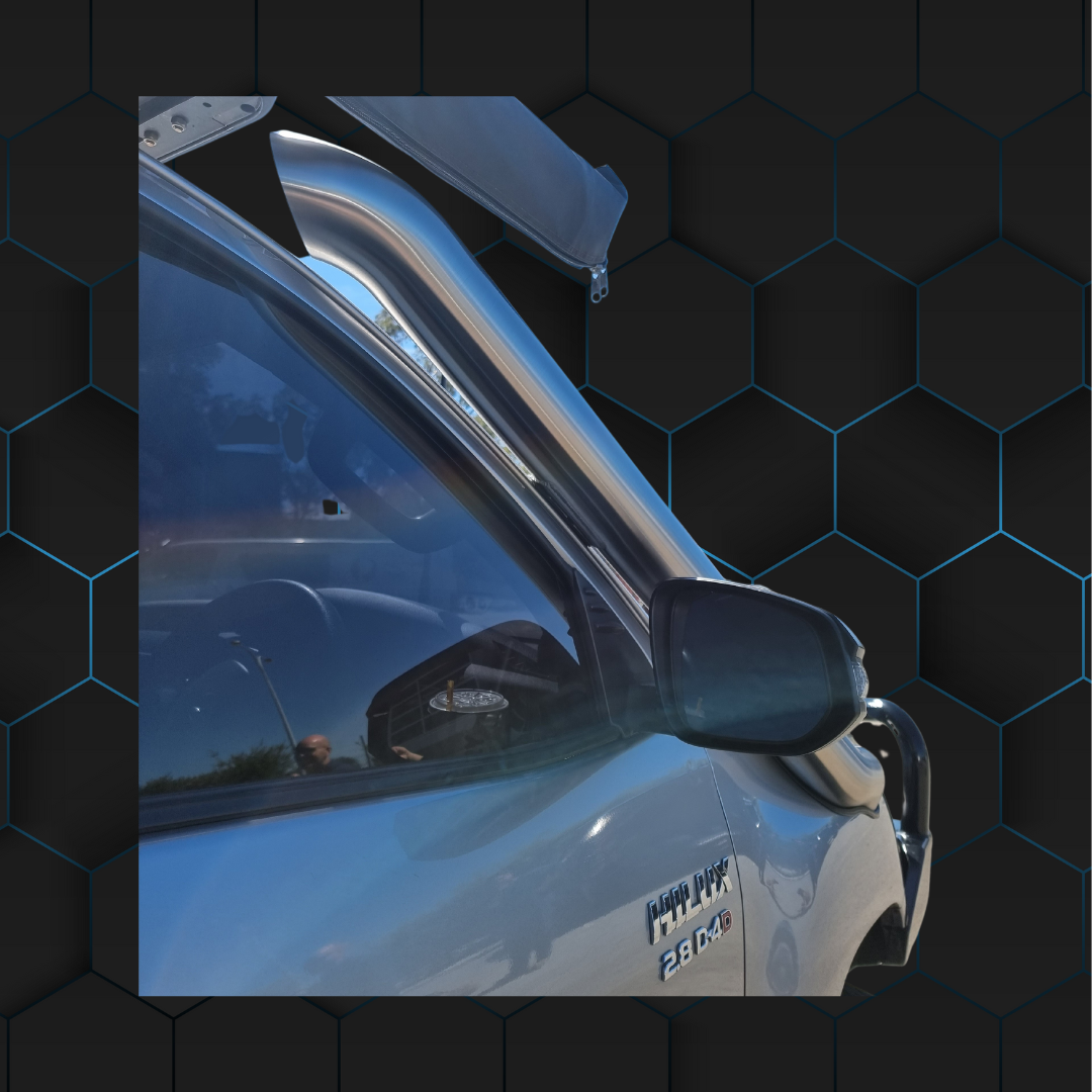 Toyota Hilux N80 4" Mid Entry Stainless Steel Snorkel
