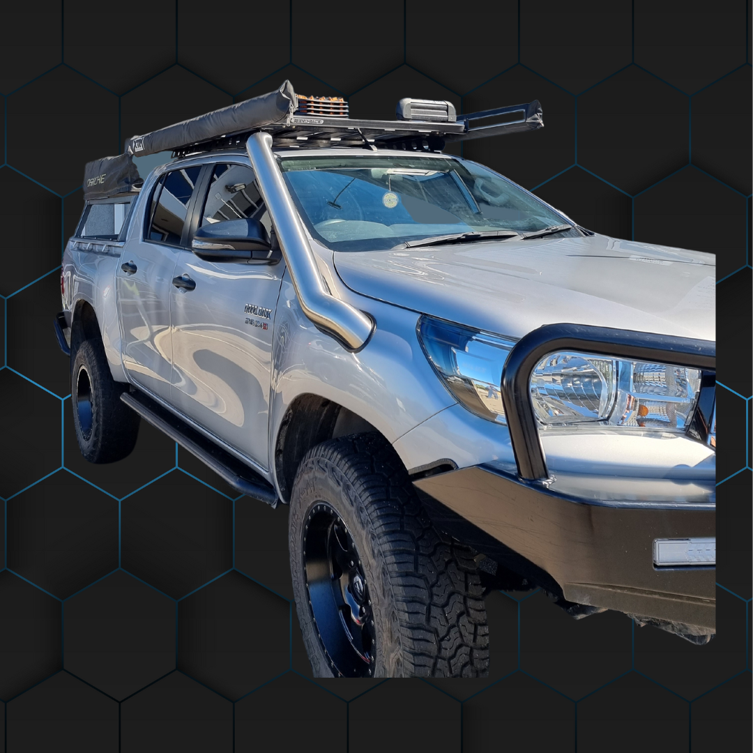 Toyota Hilux N80 4" Mid Entry Stainless Steel Snorkel