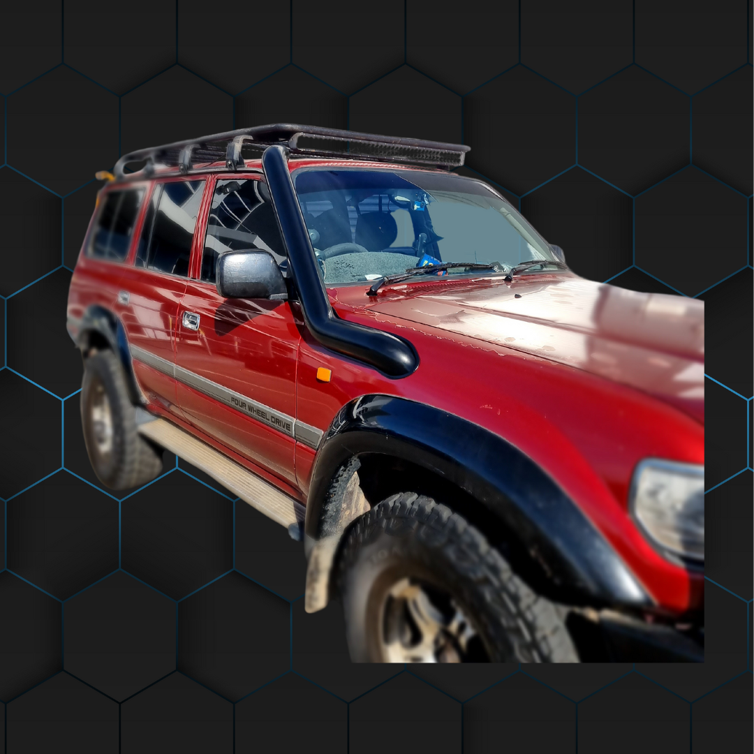 Toyota Landcruiser 80 Series 4" Stainless Steel Snorkel-Mid Entry