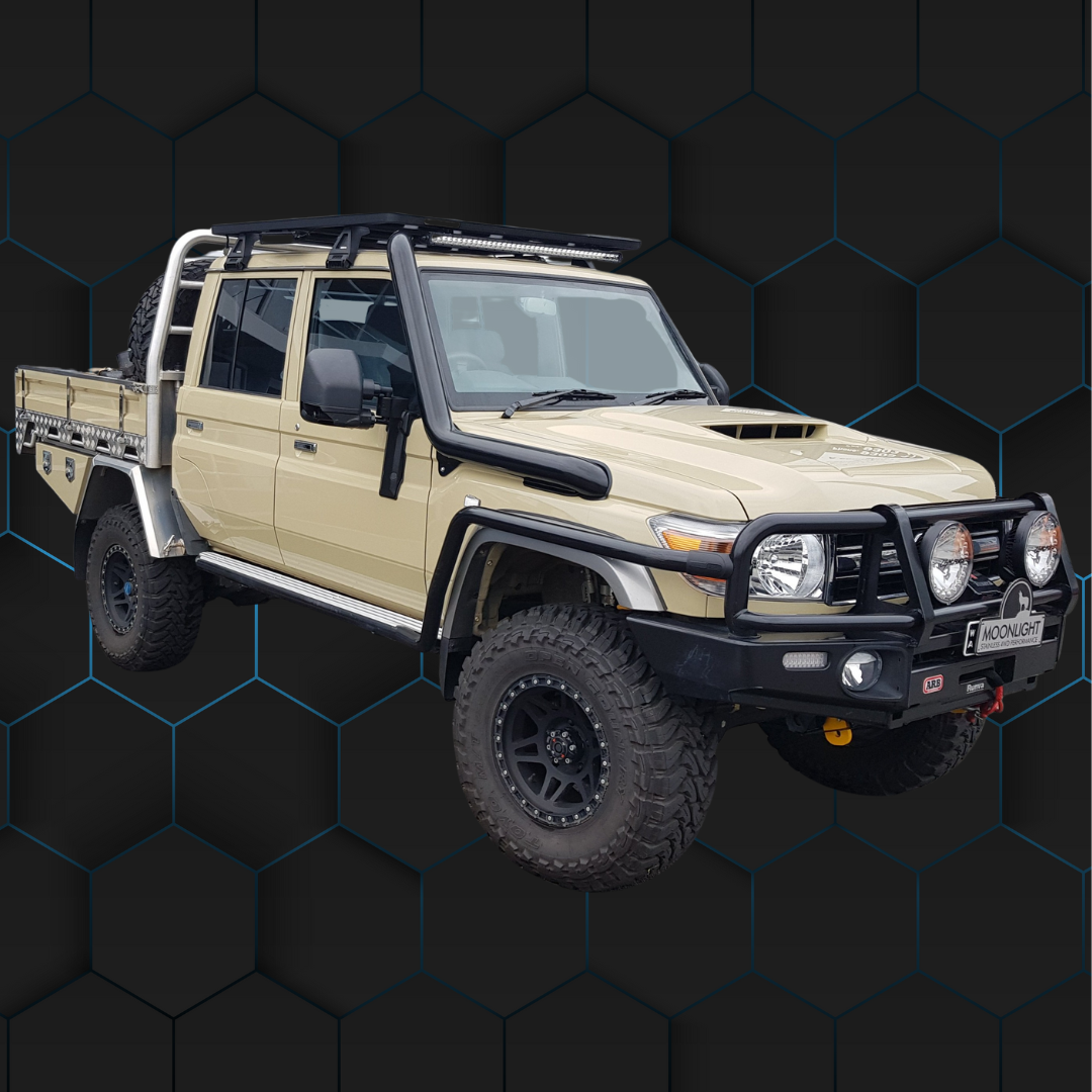 Toyota Landcruiser VDJ70 Series 4" Cut In Stainless Steel Snorkel- Factory Replacement