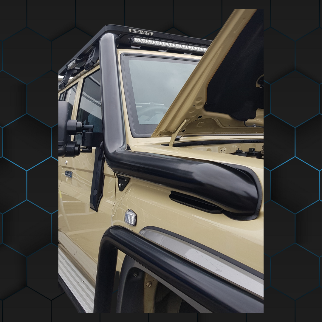 Toyota Landcruiser VDJ70 Series 4" Cut In Stainless Steel Snorkel- Factory Replacement