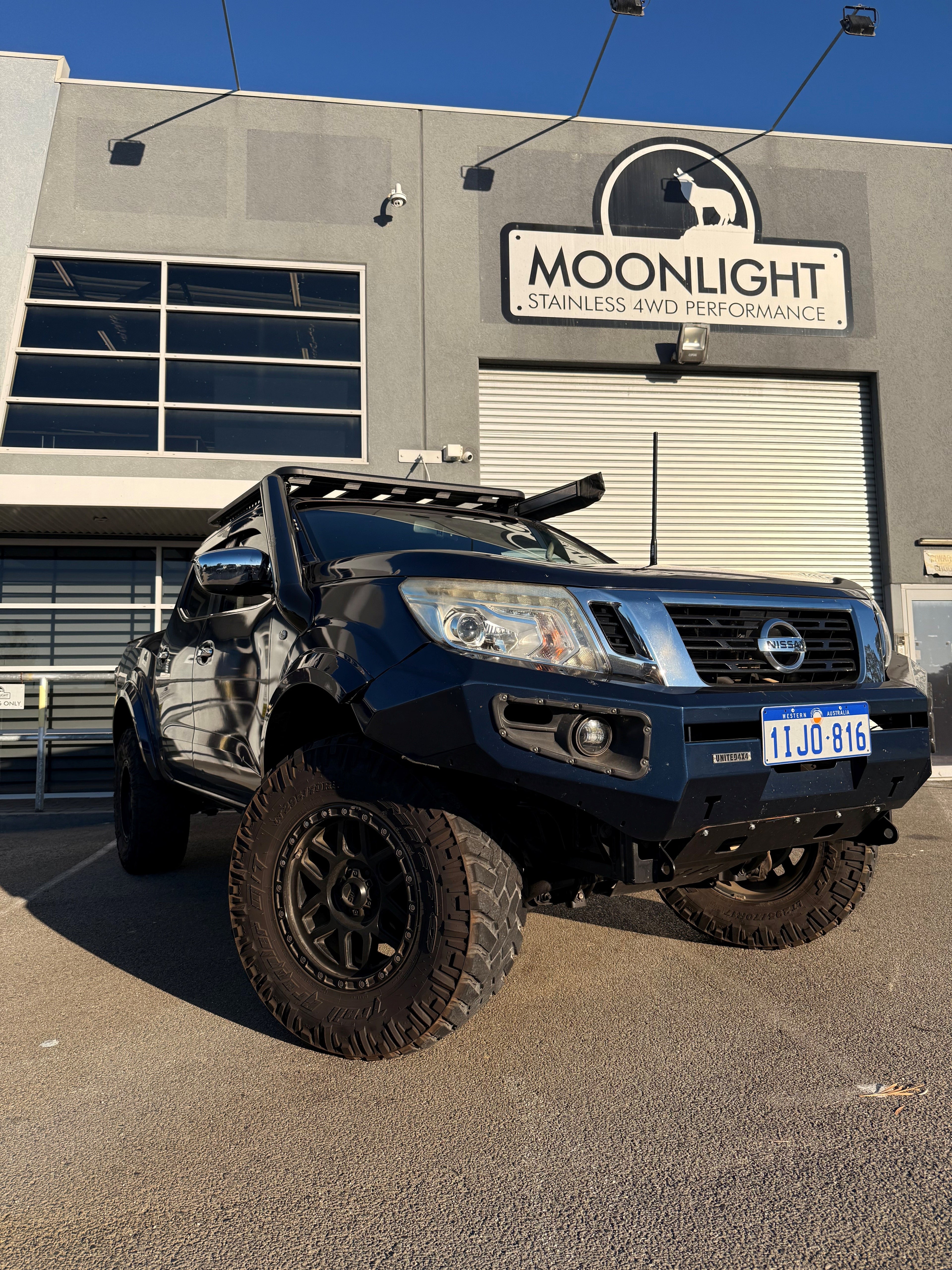 Nissan Navara NP300 4" Stainless Steel Rear Facing Snorkel Kit