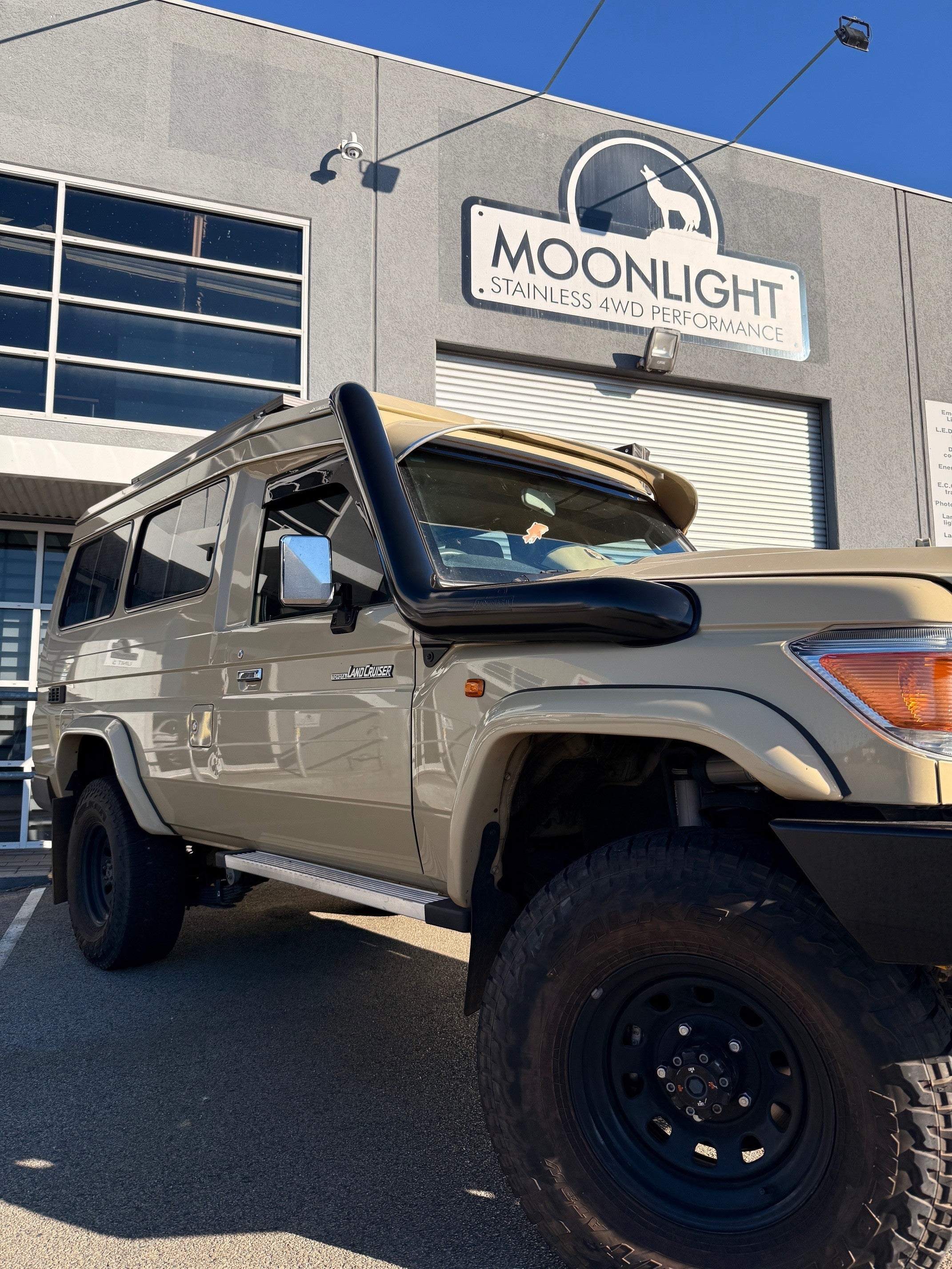 Toyota Landcruiser VDJ70 Series - Pre Facelift 5" Cut In Stainless Steel Snorkel- Factory Replacement