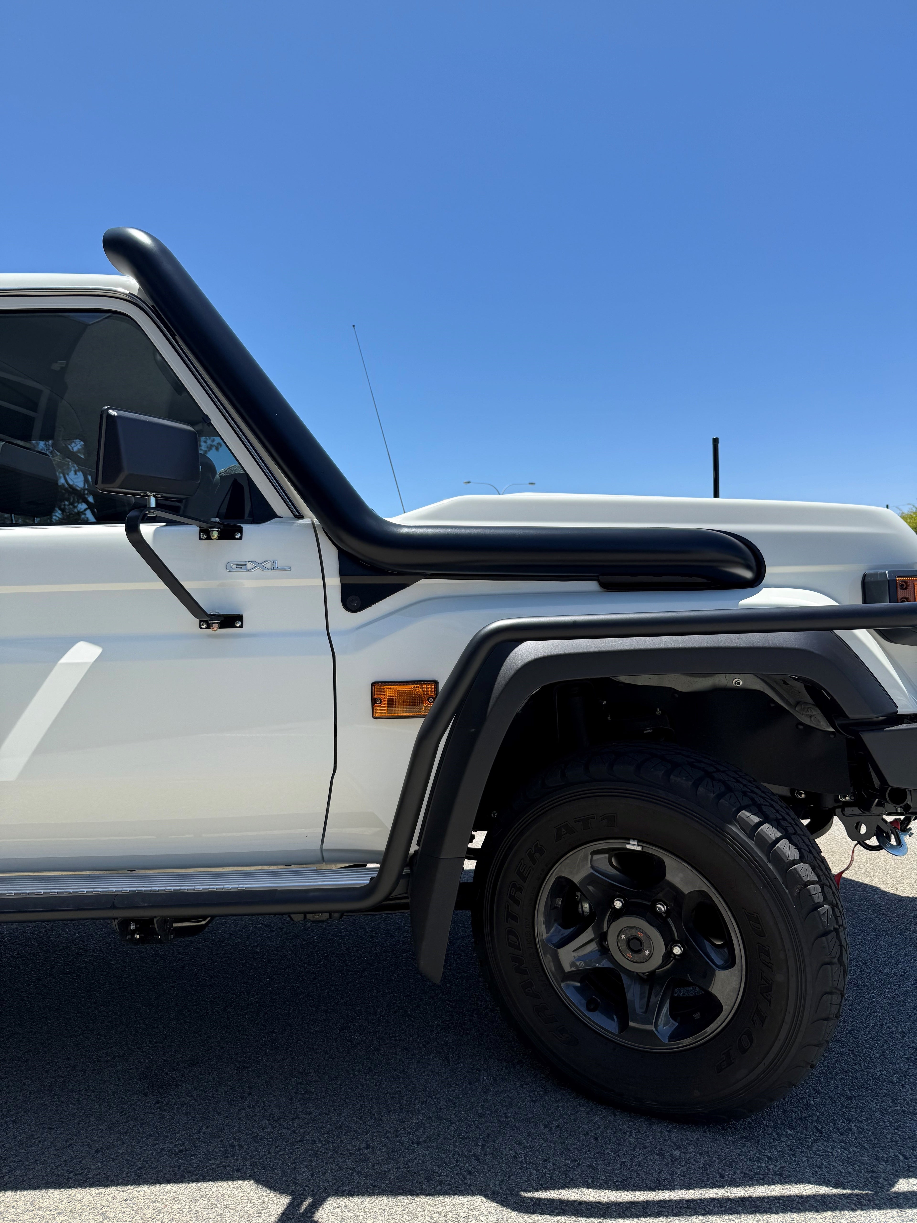 Toyota Landcruiser 2024 Facelift VDJ/GDJ 70 Series 4" Rear Facing Snorkel - Cut in Factory Replacement