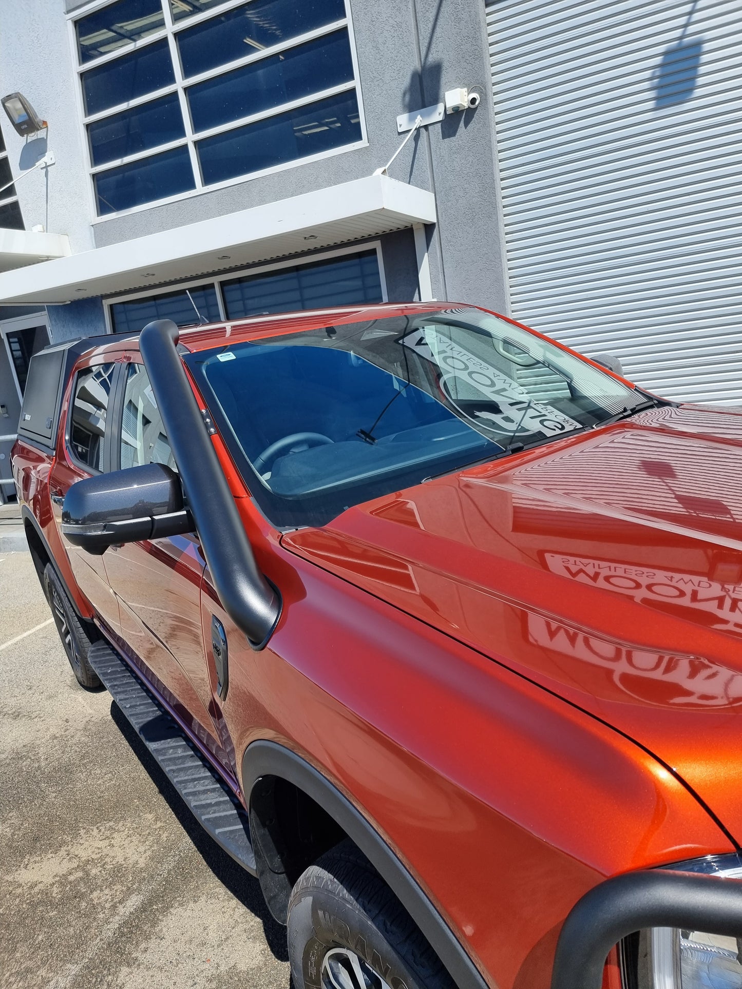 Ford Next Gen Ranger / Everest - 4" Rear facing Stainless Steel Snorkel