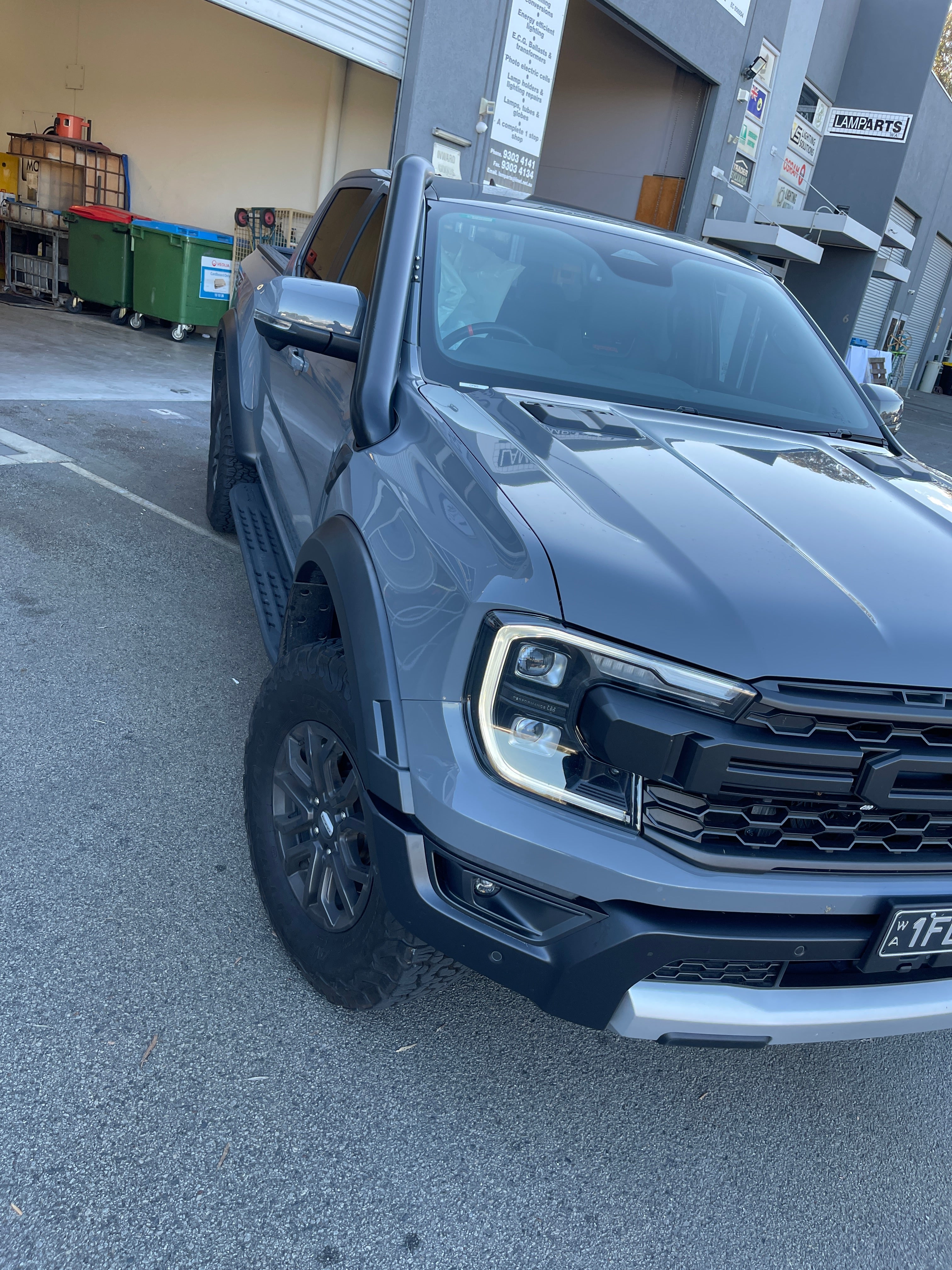 Next Gen Ford Raptor 4" Rear Facing Stainless Steel Snorkel Kit