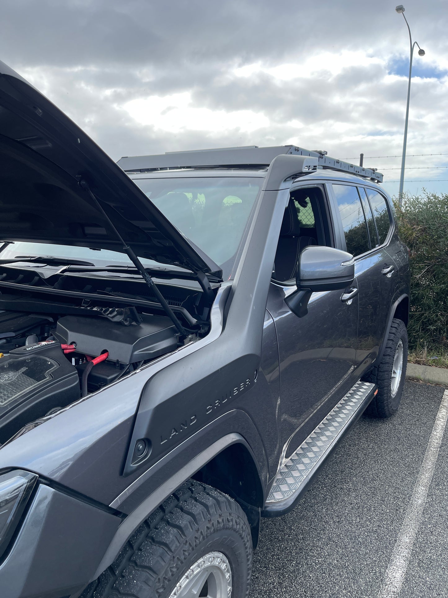 Toyota Landcruiser GX300 5" Stainless Steel Factory Replacement Snorkel