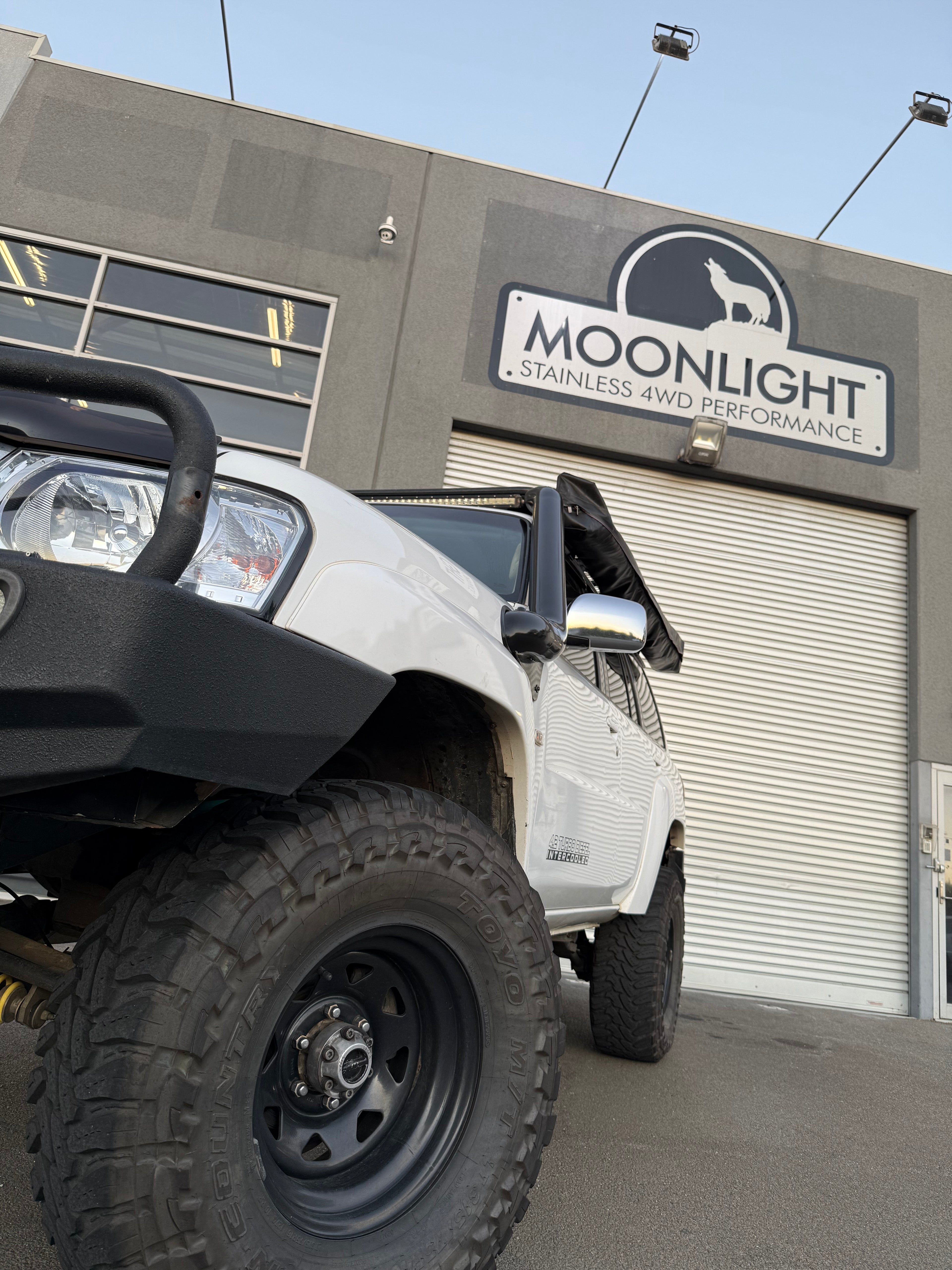 Nissan Patrol GU 4" Stainless Steel Safari Replacement Snorkel Kit