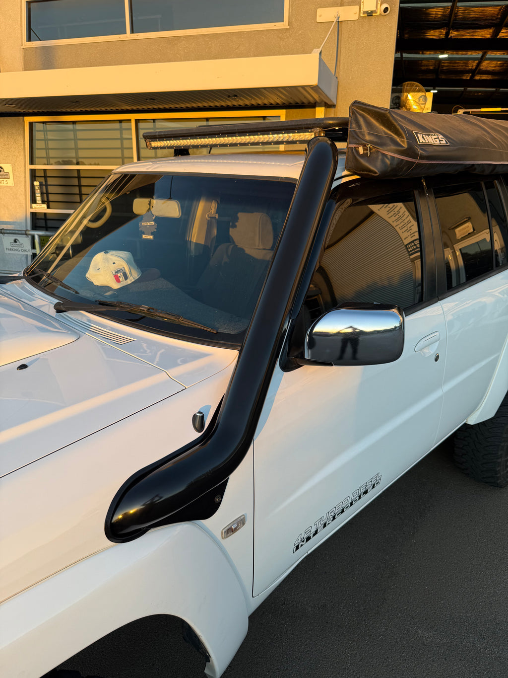 Nissan Patrol GU 4" Stainless Steel Safari Replacement Snorkel Kit