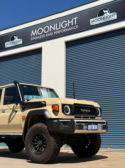 Toyota Landcruiser 2024+ Facelift 5" Stainless Steel Snorkel Kit