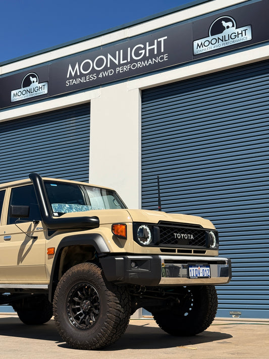 Toyota Landcruiser 2024+ Facelift 5" Stainless Steel Snorkel Kit