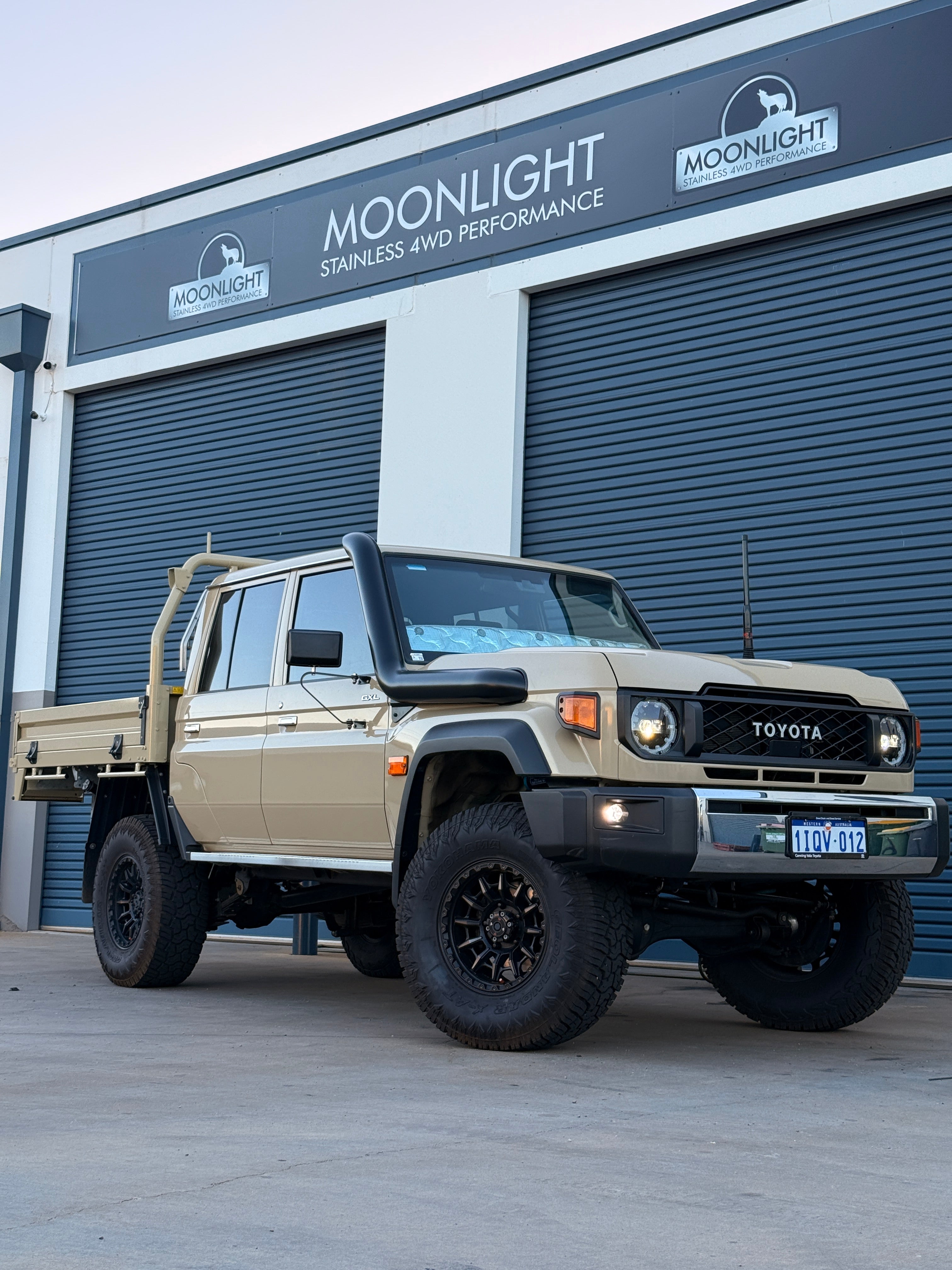 Toyota Landcruiser 2024+ Facelift 5" Stainless Steel Snorkel Kit