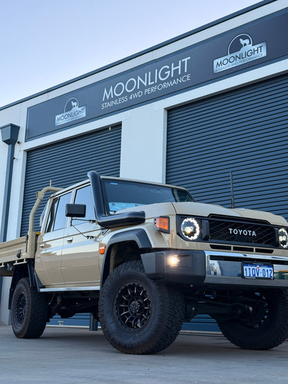 Toyota Landcruiser 2024+ Facelift 5" Stainless Steel Snorkel Kit