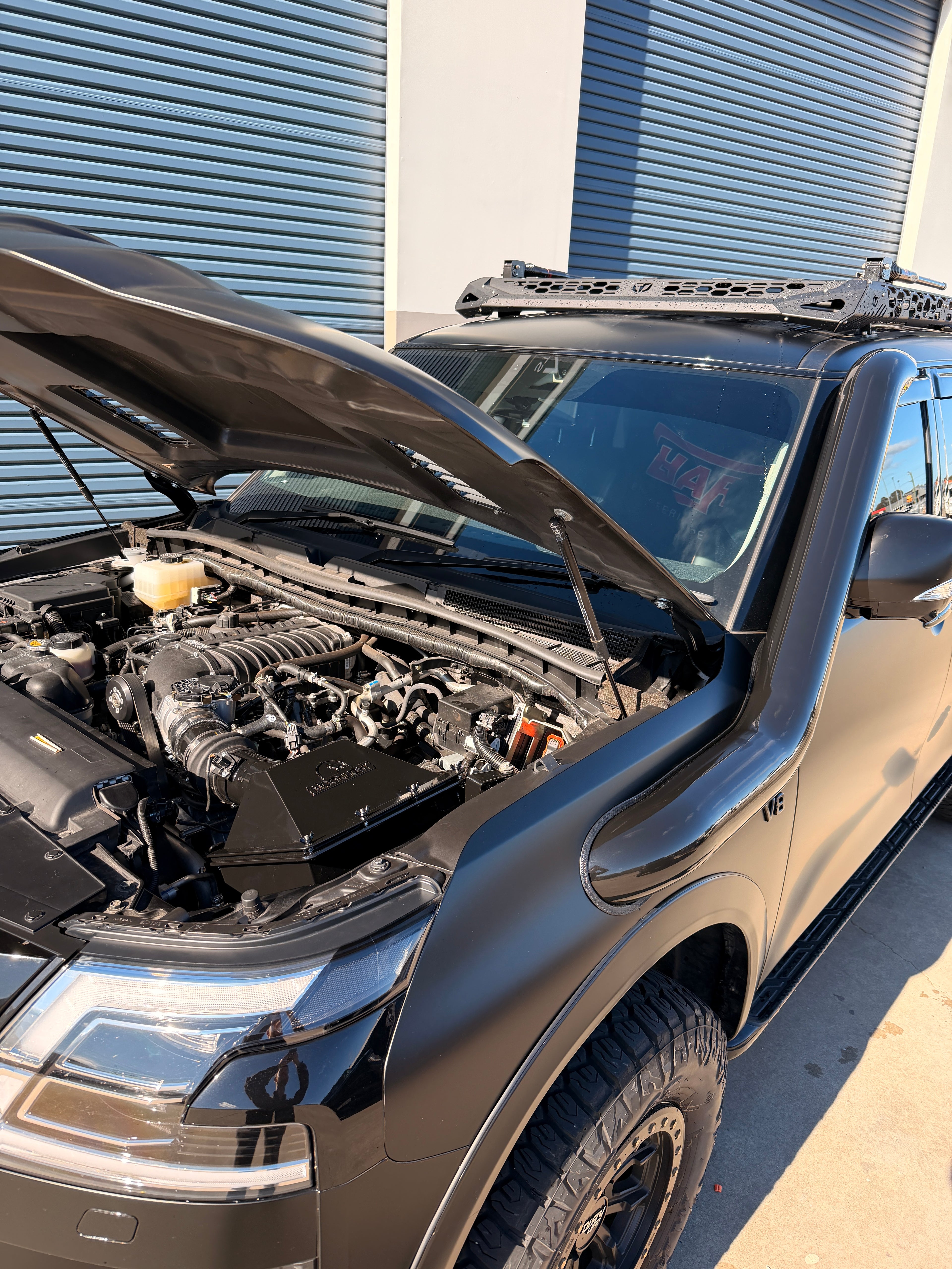 Nissan Y62 Patrol Facelift/Warrior 5" Rear Facing Snorkel