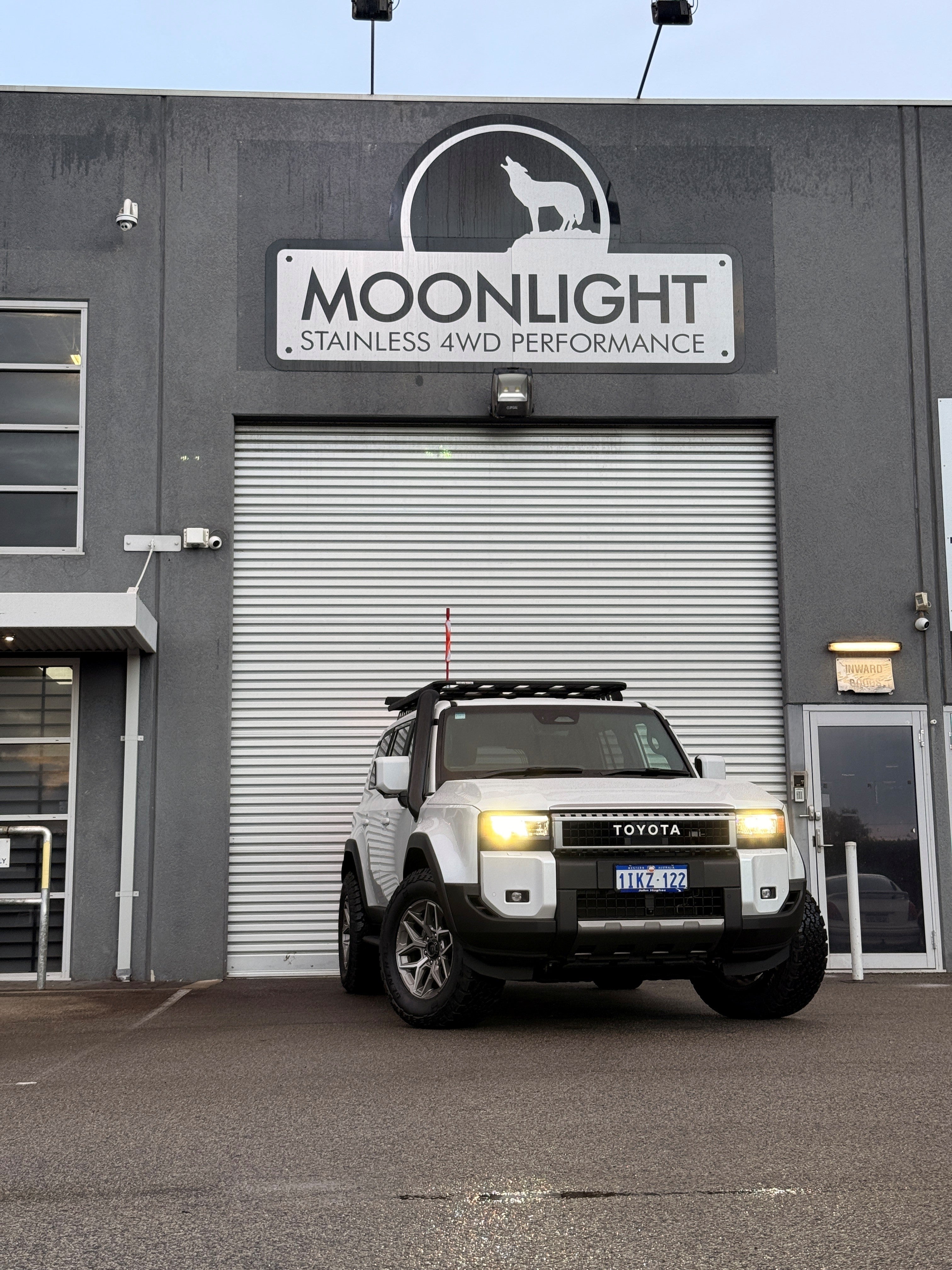 Toyota 250 Series Prado 4" Rear Facing Stainless Steel Snorkel Kit