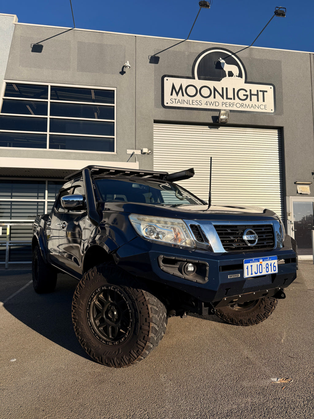 Nissan Navara NP300 4" Stainless Steel Rear Facing Snorkel Kit