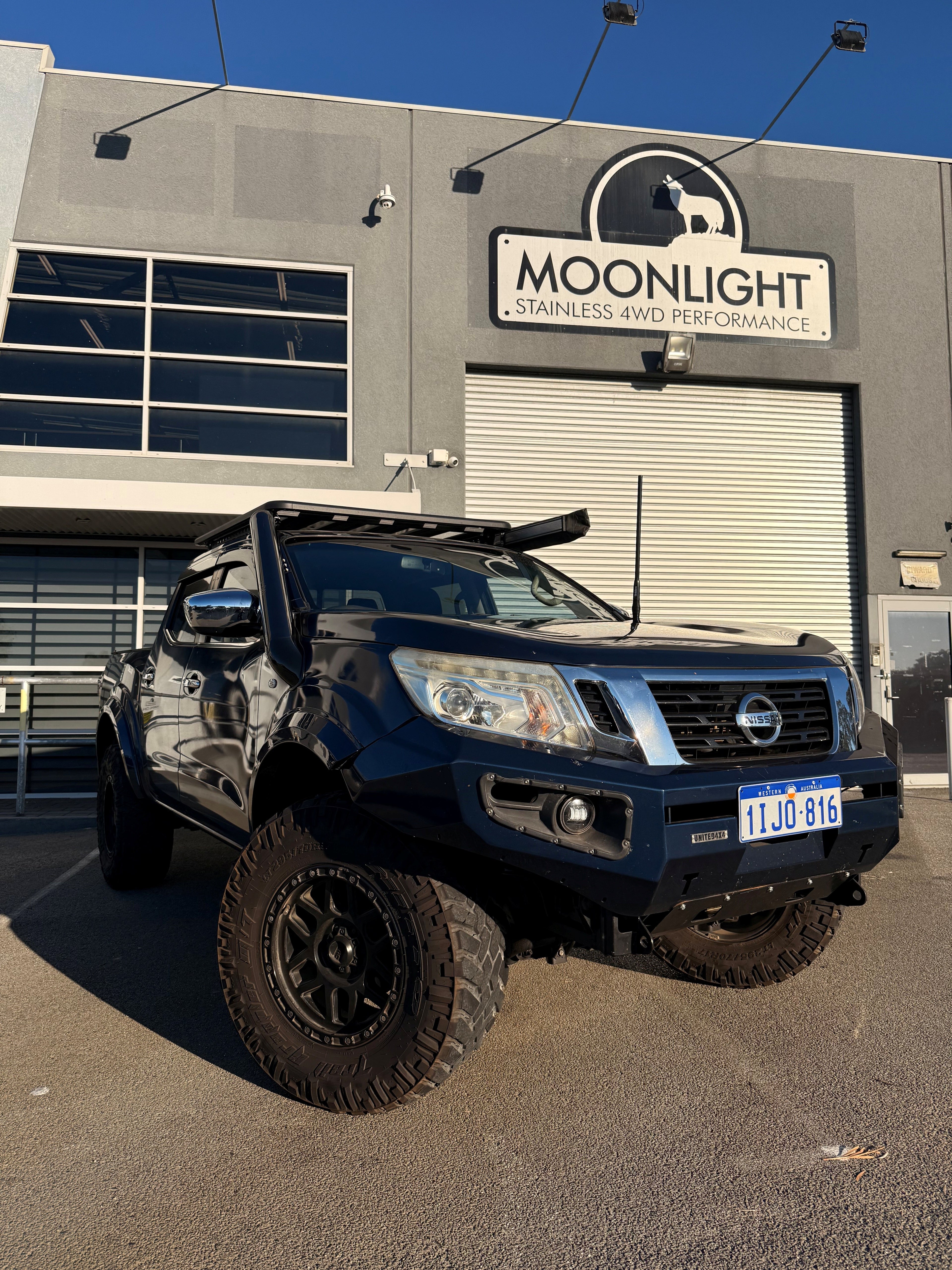 Nissan Navara NP300 4" Stainless Steel Rear Facing Snorkel Kit