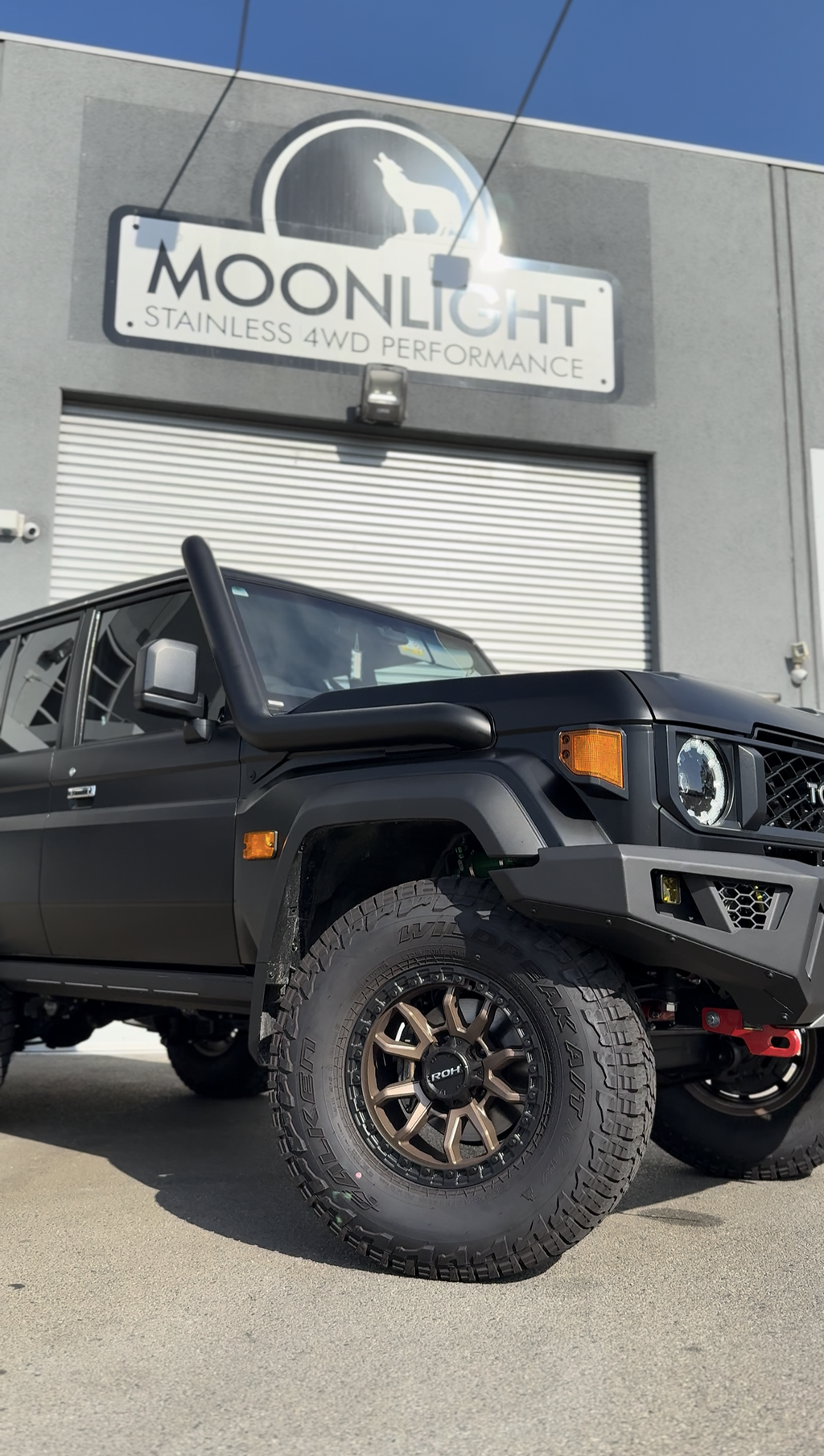 Toyota Landcruiser 2024 Facelift VDJ/GDJ 70 Series 4" Rear Facing Snorkel - Cut in Factory Replacement