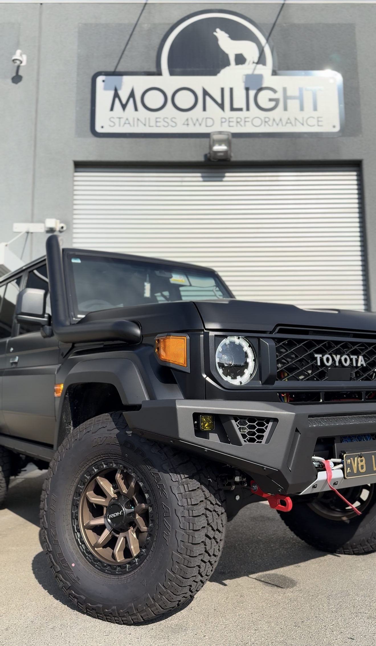 Toyota Landcruiser 2024 Facelift VDJ/GDJ 70 Series 4" Rear Facing Snorkel - Cut in Factory Replacement