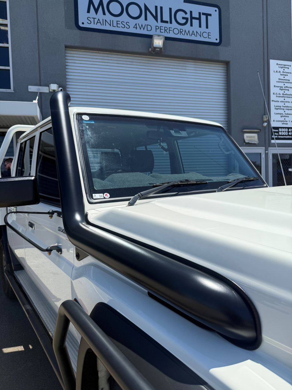 Toyota Landcruiser 2024 Facelift VDJ/GDJ 70 Series 4" Rear Facing Snorkel - Cut in Factory Replacement