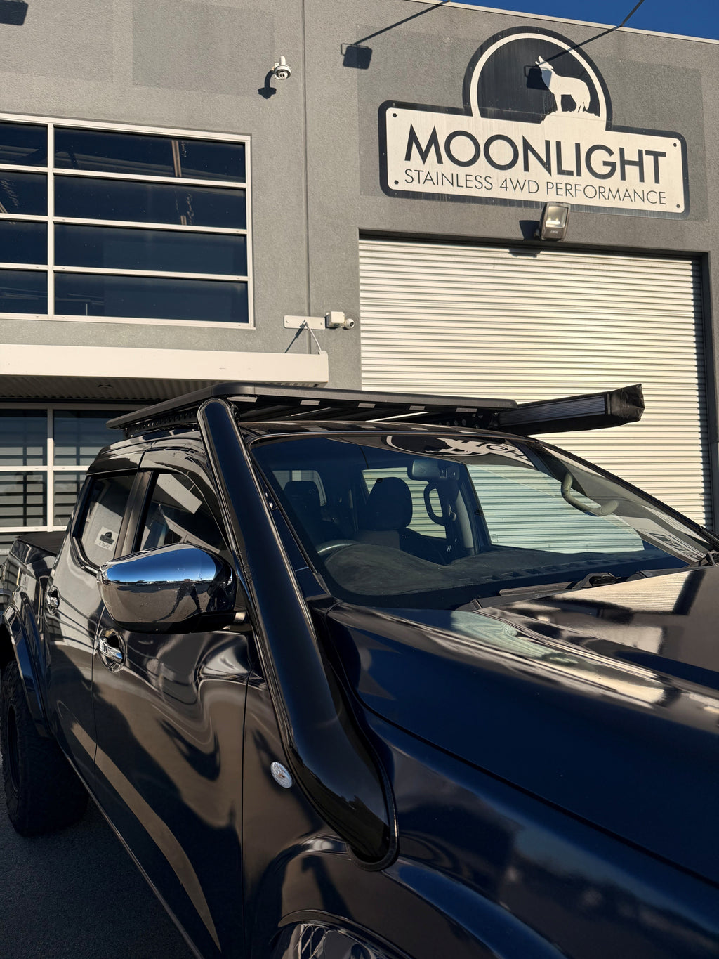 Nissan Navara NP300 4" Stainless Steel Rear Facing Snorkel Kit