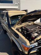 Toyota Landcruiser VDJ70 Series - Pre Facelift 5" Cut In Stainless Steel Snorkel- Factory Replacement