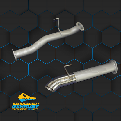 Beaudesert Exhausts Rugged 441 Toyota Landcruiser VDJ200 Series 2007-2015 4.5L V8 Diesel Exhaust Without DPF