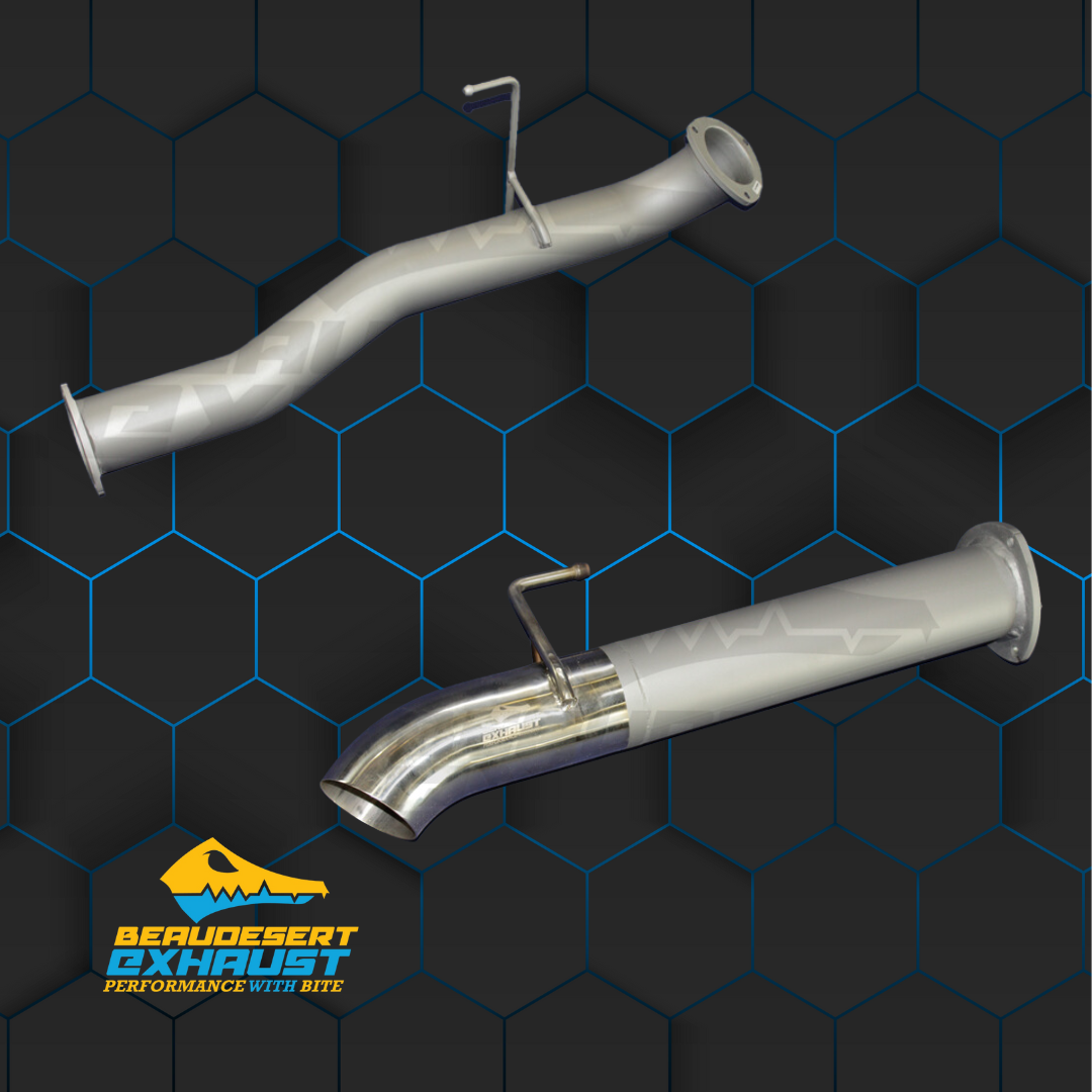 Beaudesert Exhausts Rugged 441 Toyota Landcruiser VDJ200 Series 2015-Current 4.5L V8 1VD-FTV Twin Turbo Diesel Exhaust With DPF