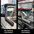 Toyota Landcruiser 80 Series 5" Rear Facing Stainless Steel Snorkel - Safari Replacement