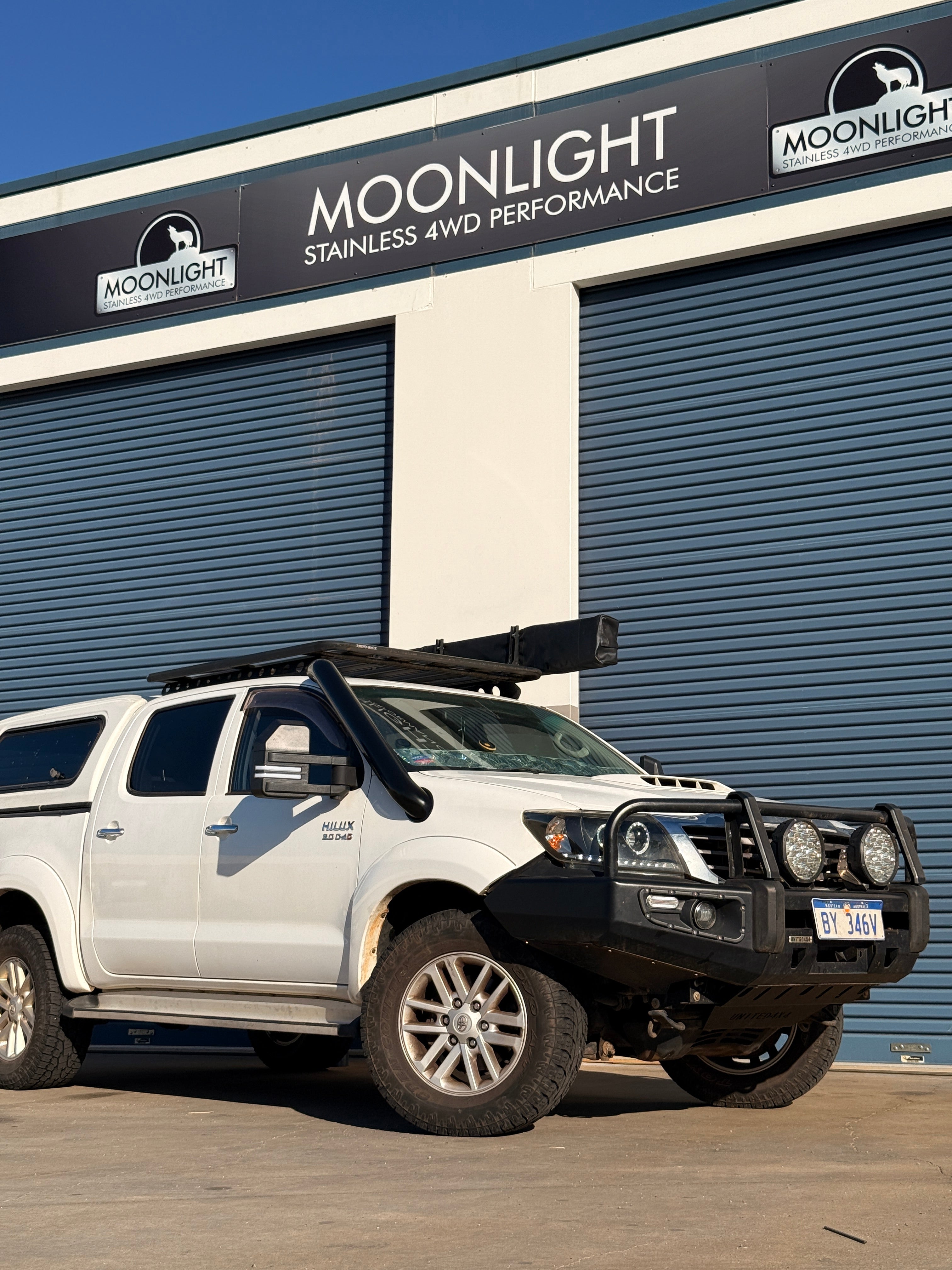 Toyota Hilux N70 2005-2015 4" Short Entry Stainless Steel Snorkel Kit