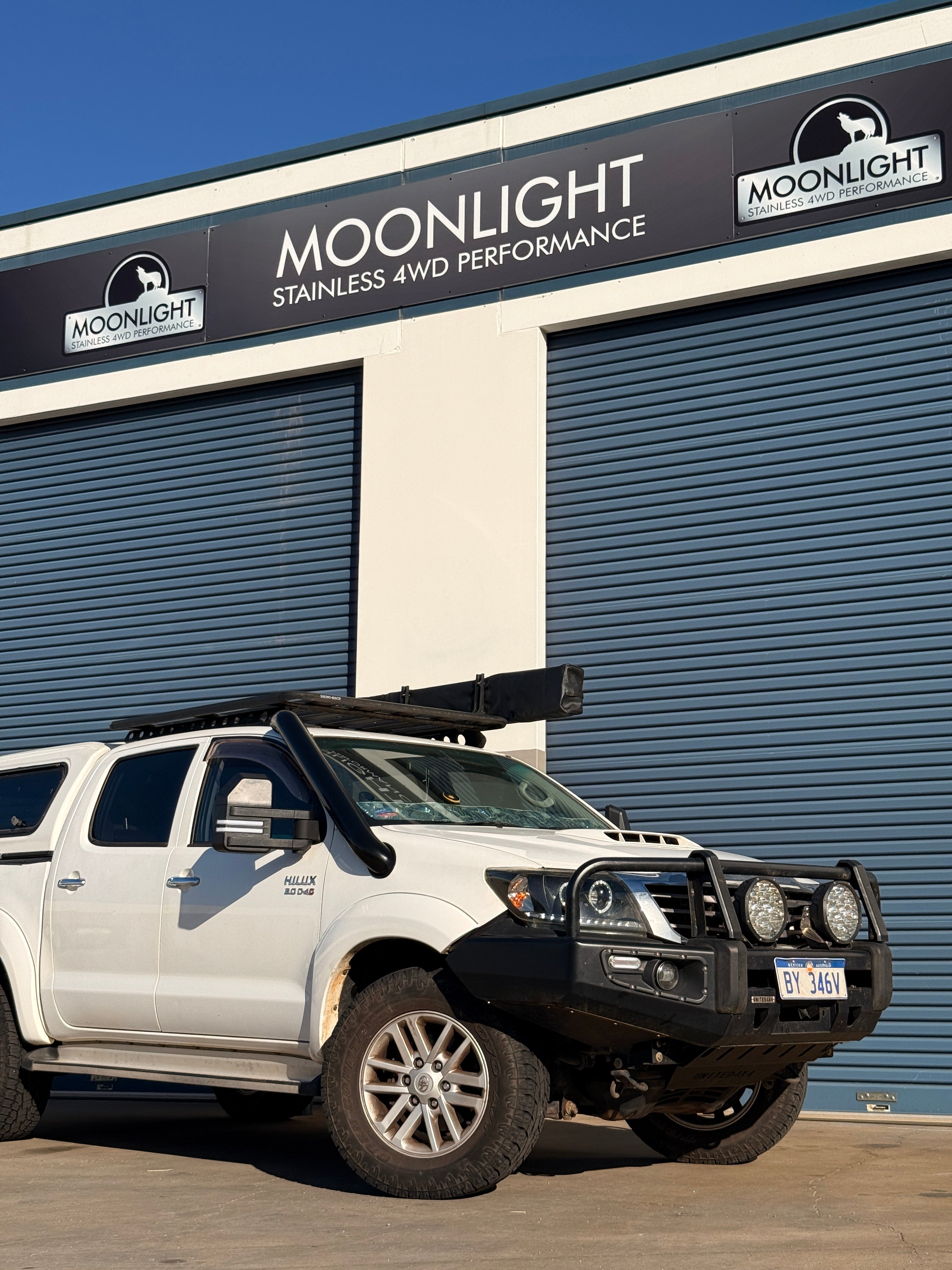 Toyota Hilux N70 2005-2015 4" Short Entry Stainless Steel Snorkel Kit