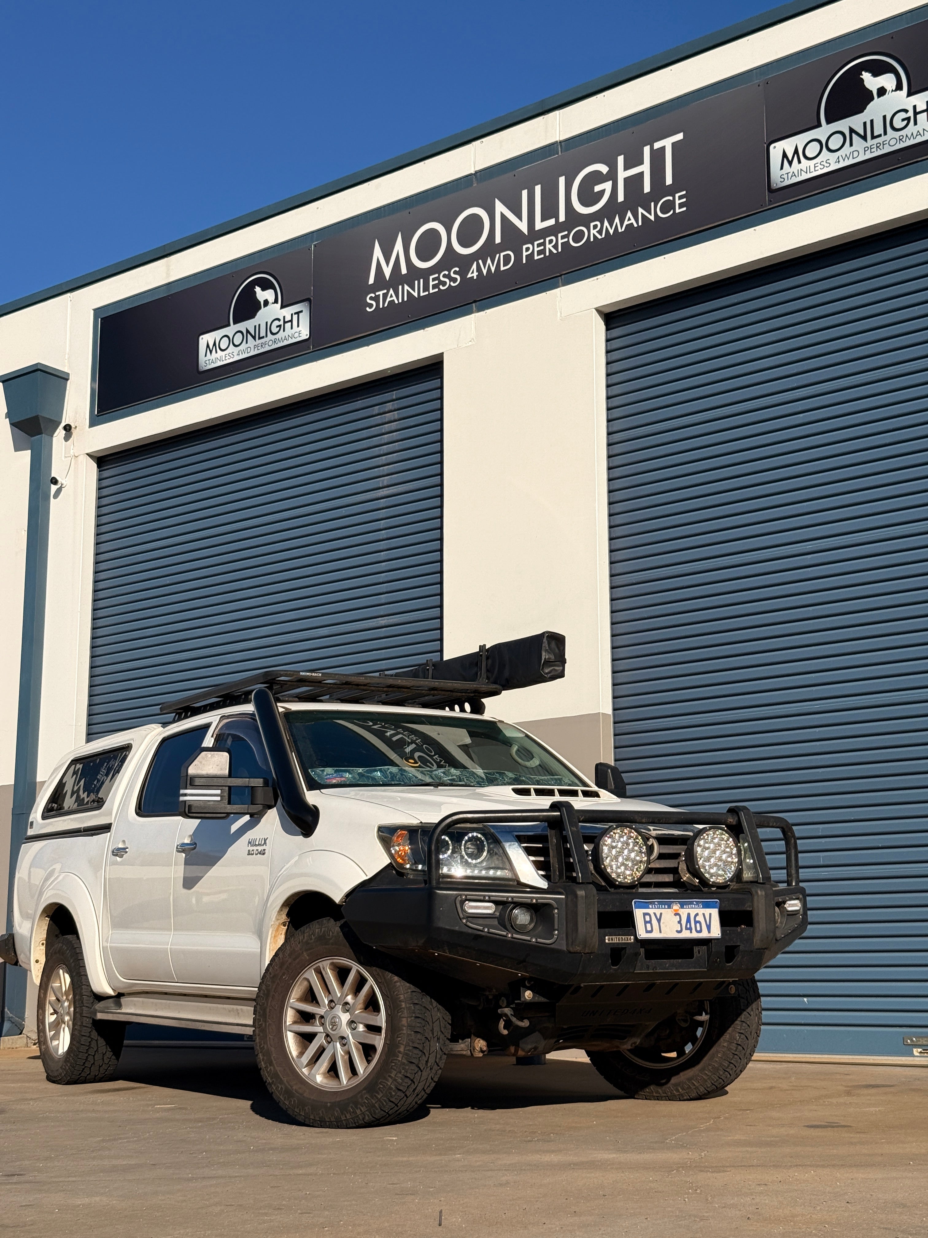 Toyota Hilux N70 2005-2015 4" Short Entry Stainless Steel Snorkel Kit