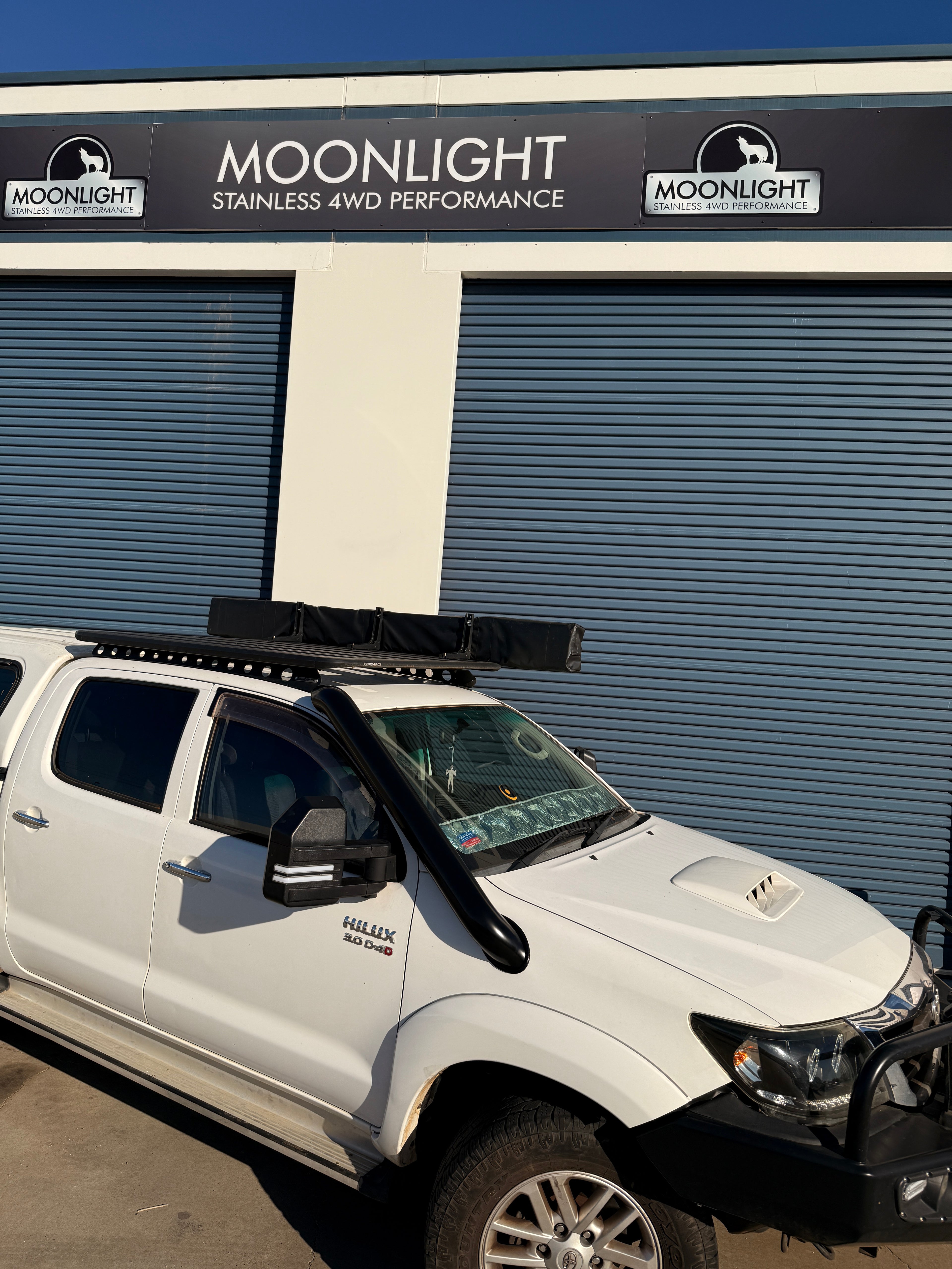 Toyota Hilux N70 2005-2015 4" Short Entry Stainless Steel Snorkel Kit