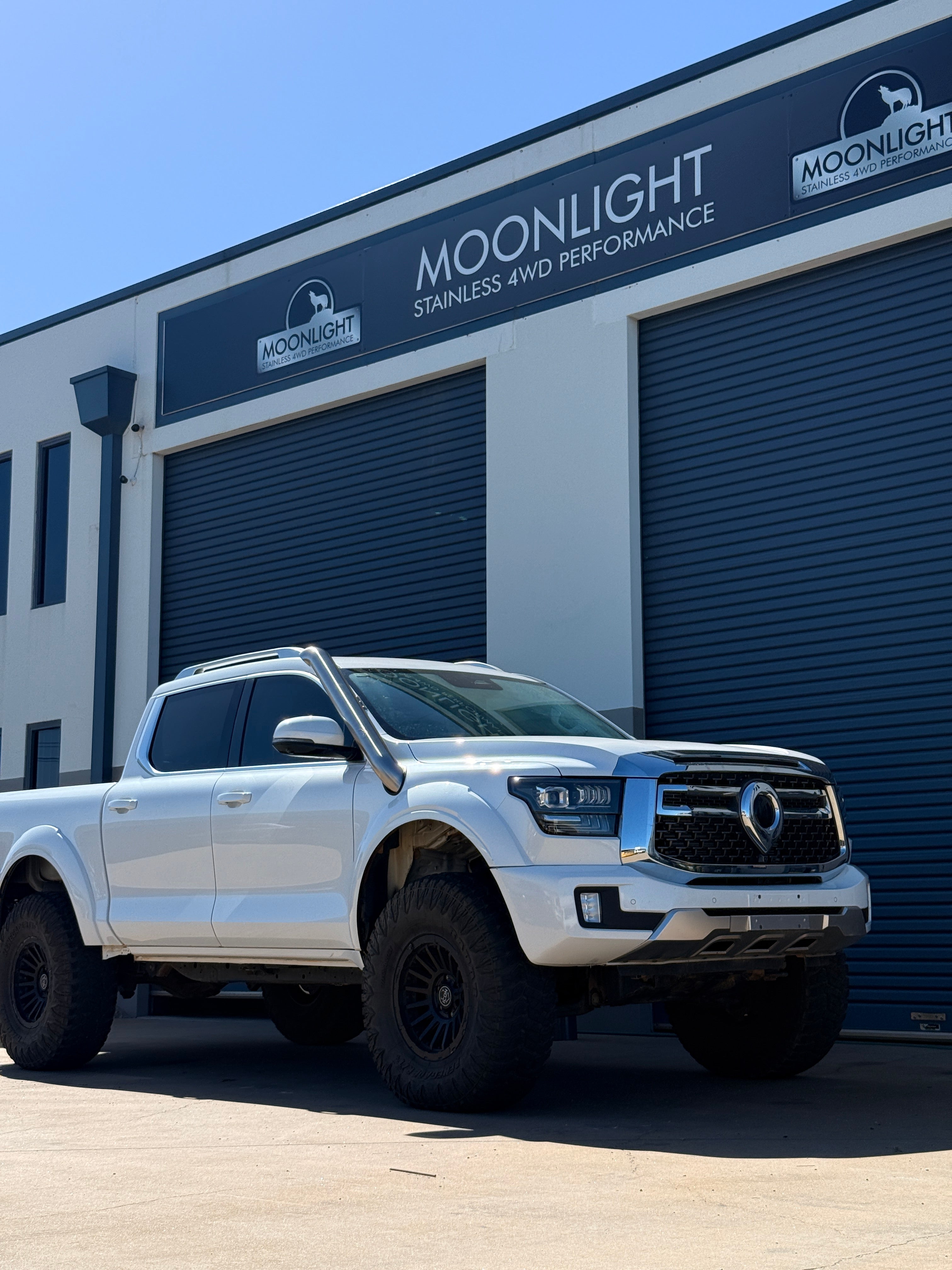 GWM Cannon Alpha 2024+ 4" Stainless Steel Snorkel Kit