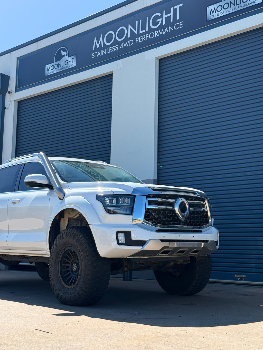 GWM Cannon Alpha 2024+ 4" Stainless Steel Snorkel Kit