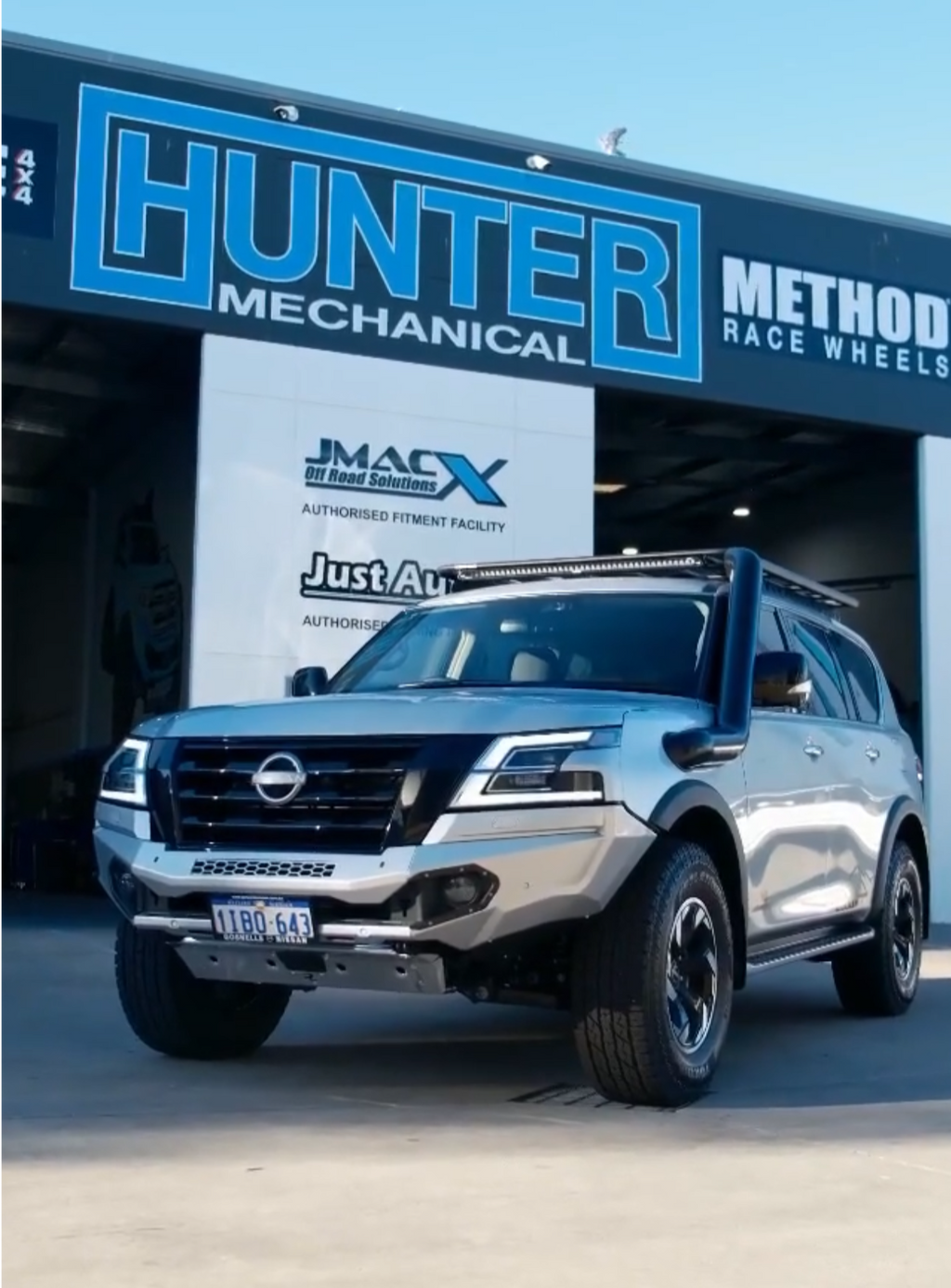 Nissan Y62 Patrol 2022+ Facelift/Warrior 5" Rear Facing Snorkel