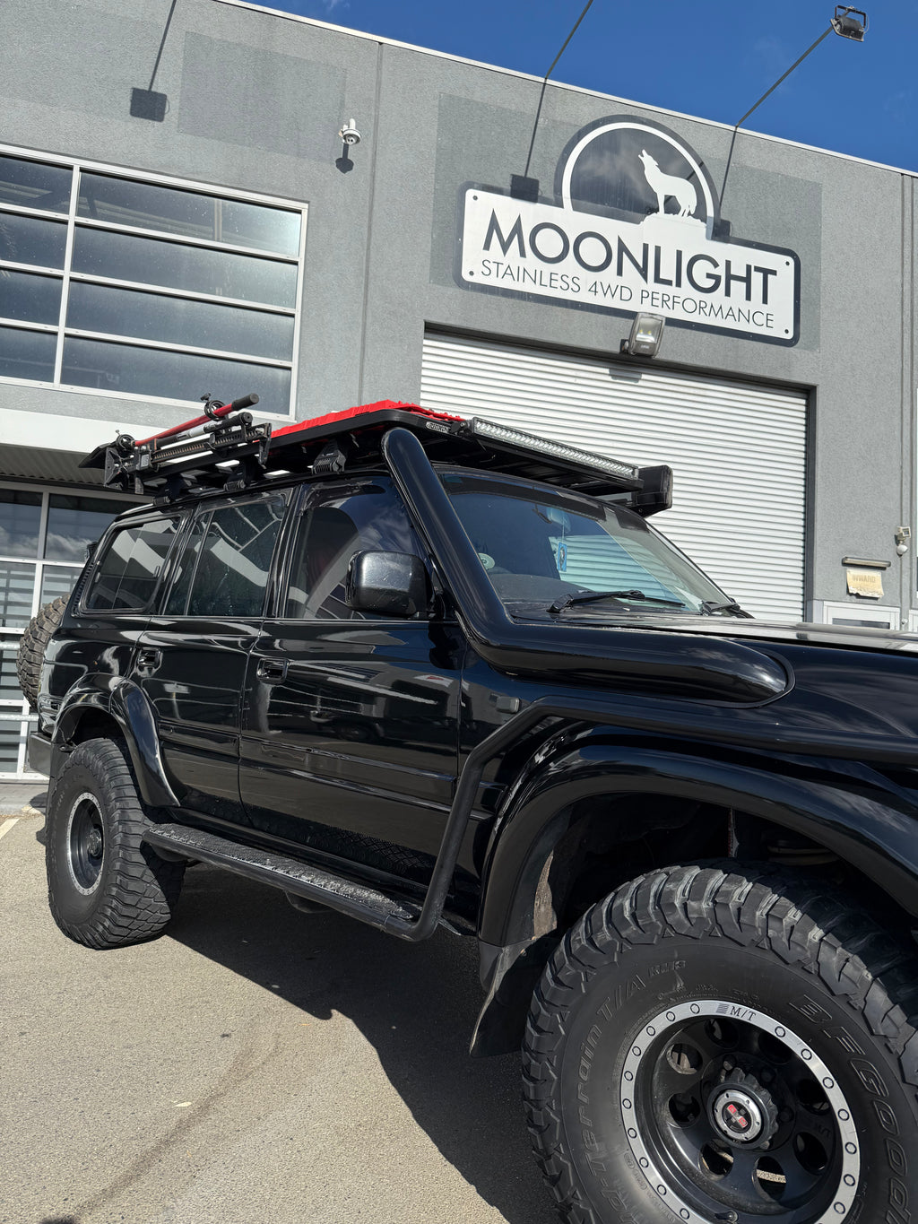 Toyota Landcruiser 80 Series 5" Rear Facing Stainless Steel Snorkel - Safari Replacement