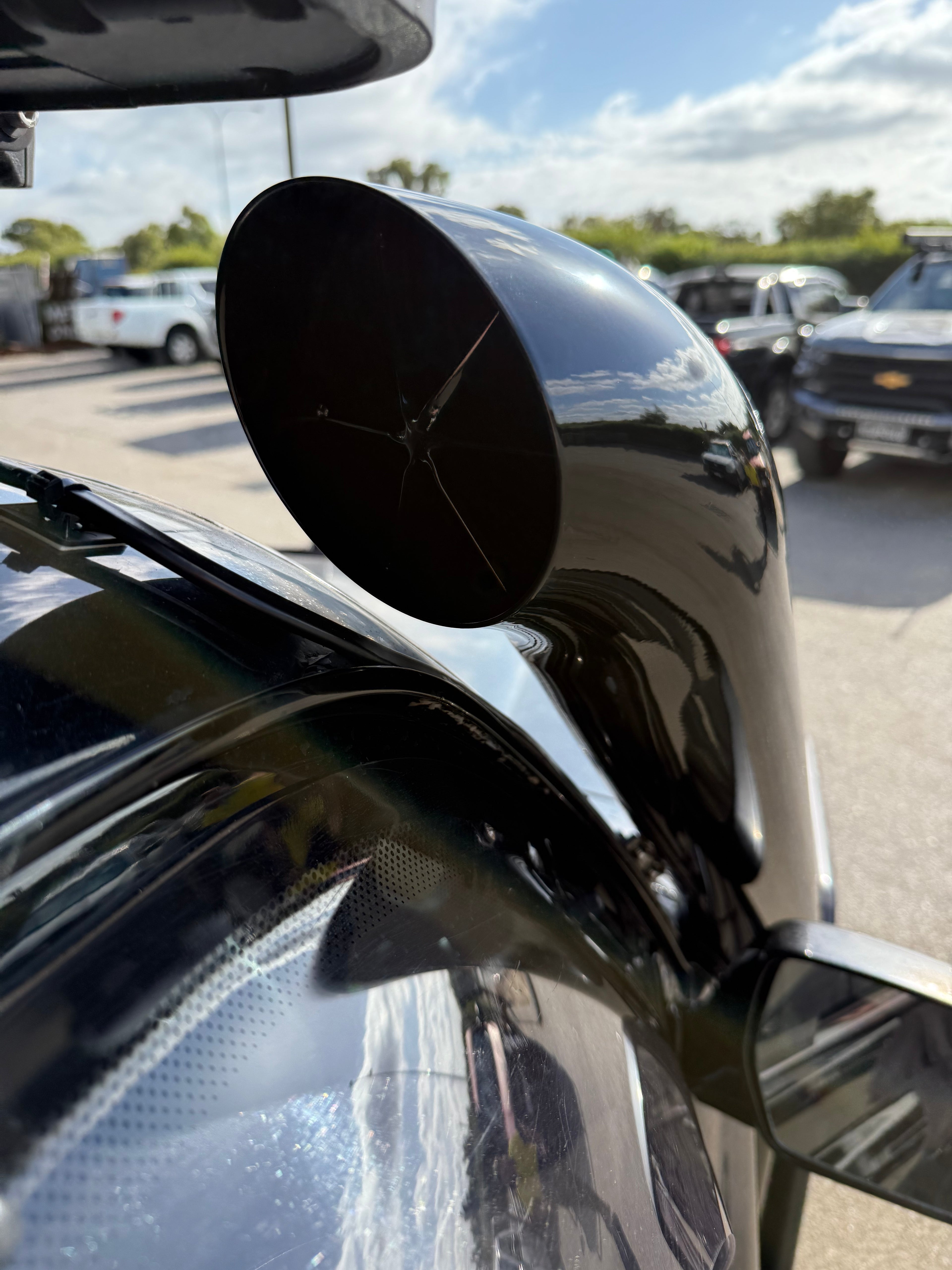 Toyota Landcruiser 80 Series 5" Rear Facing Stainless Steel Snorkel - Safari Replacement