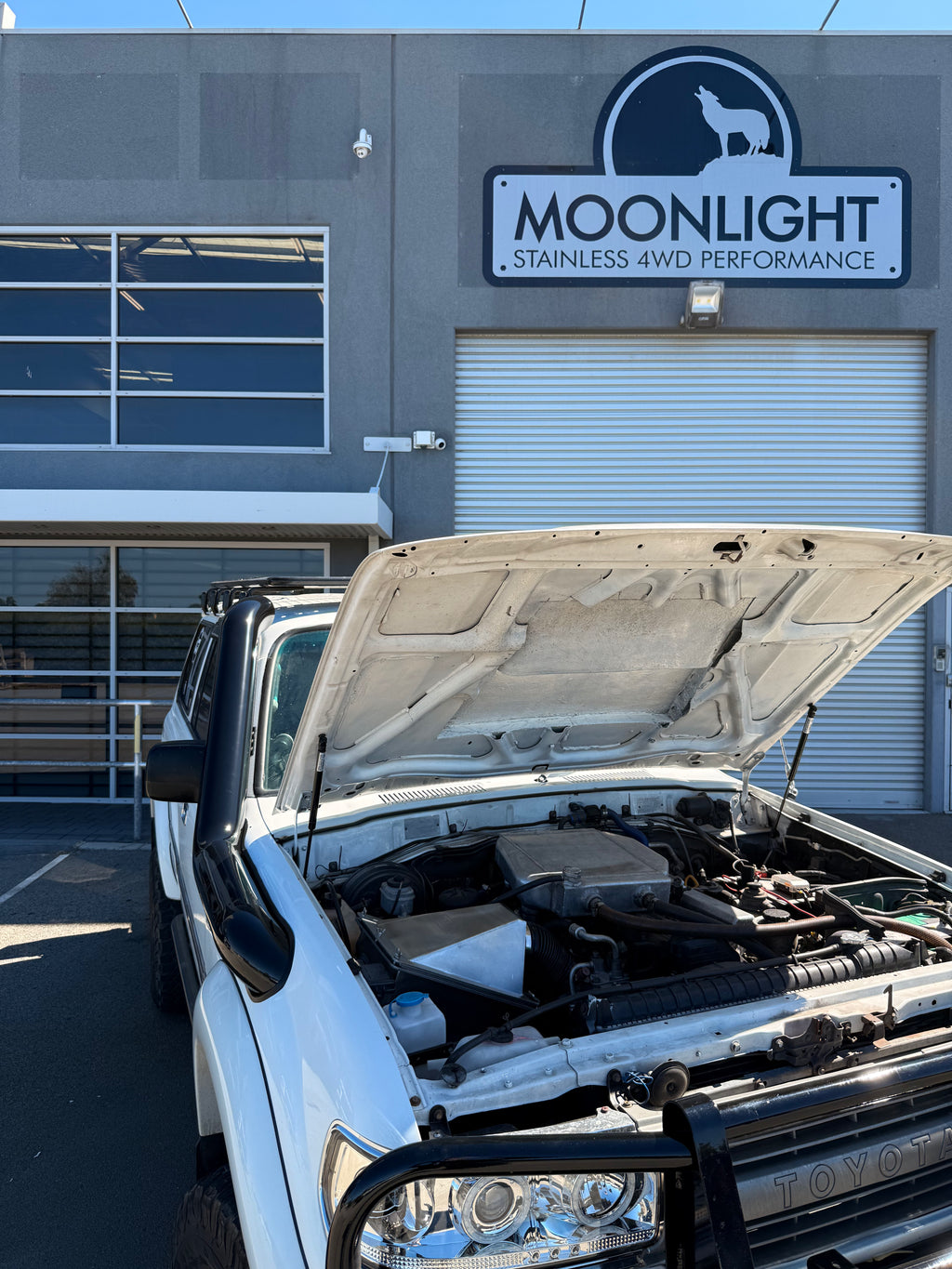 Toyota Landcruiser 80 Series 5" Rear Facing Stainless Steel Snorkel - Safari Replacement