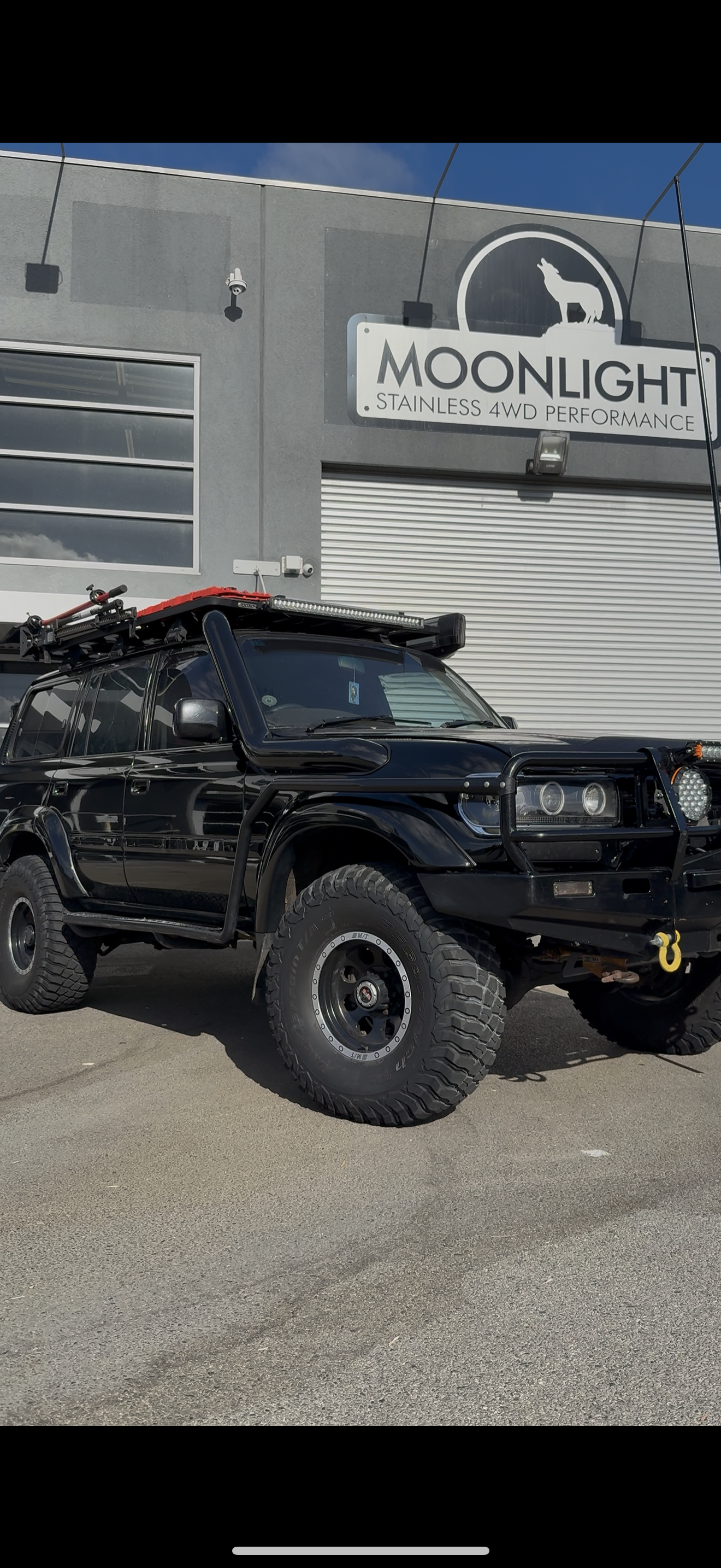 Toyota Landcruiser 80 Series 5" Rear Facing Stainless Steel Snorkel - Safari Replacement