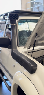 Toyota Landcruiser 80 Series 5" Rear Facing Stainless Steel Snorkel - Safari Replacement