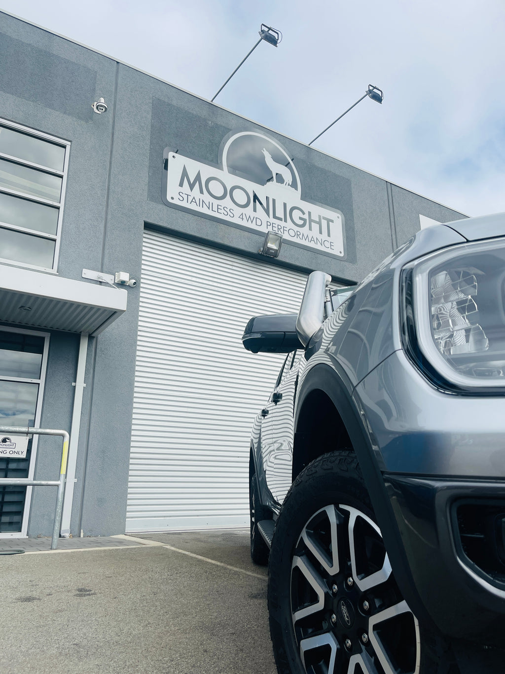 Ford Next Gen Ranger / Everest - 4" Rear facing Stainless Steel Snorkel