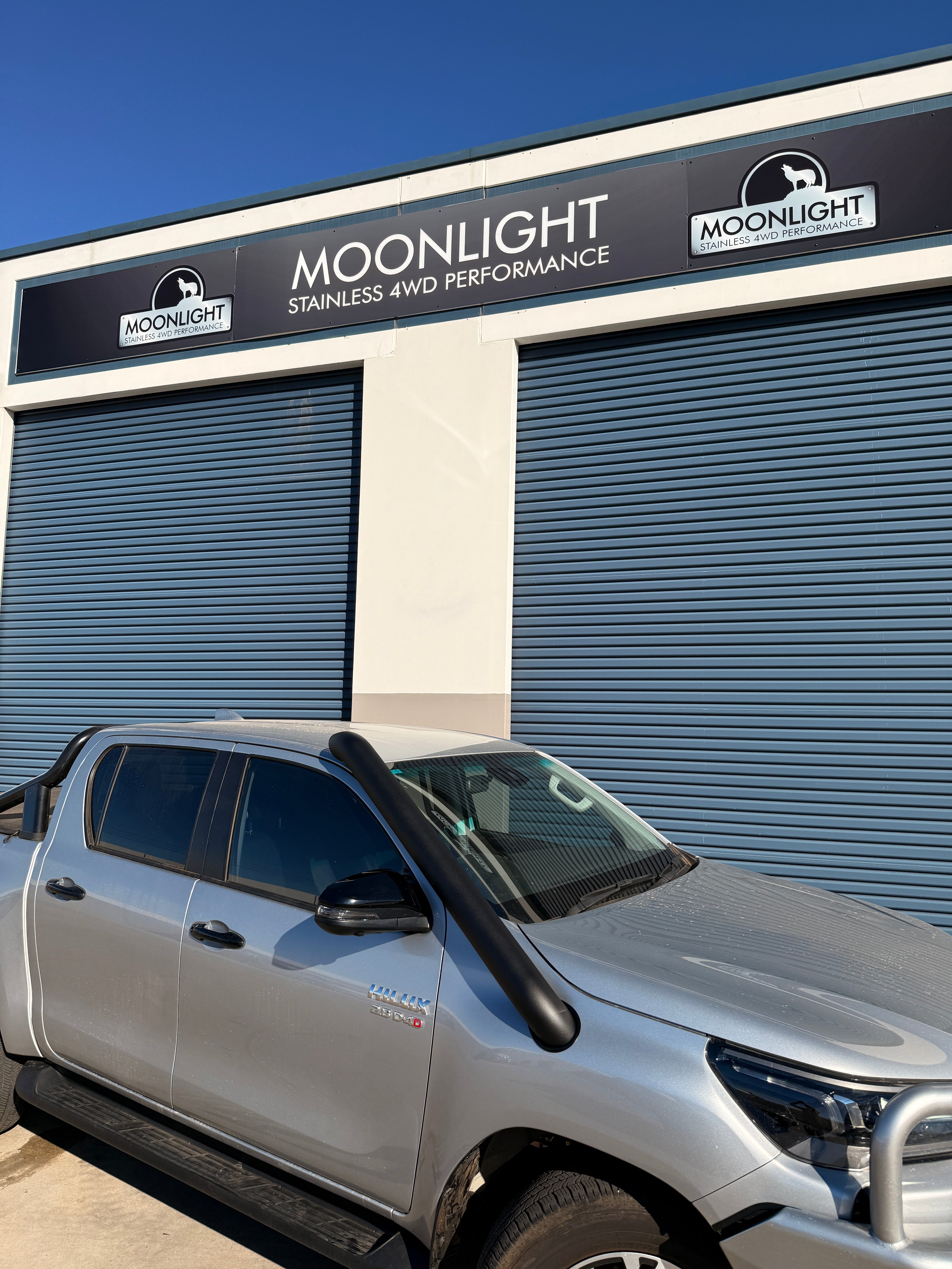 Toyota Hilux N80 2016-2025 4" Short Entry Stainless Steel Snorkel Kit