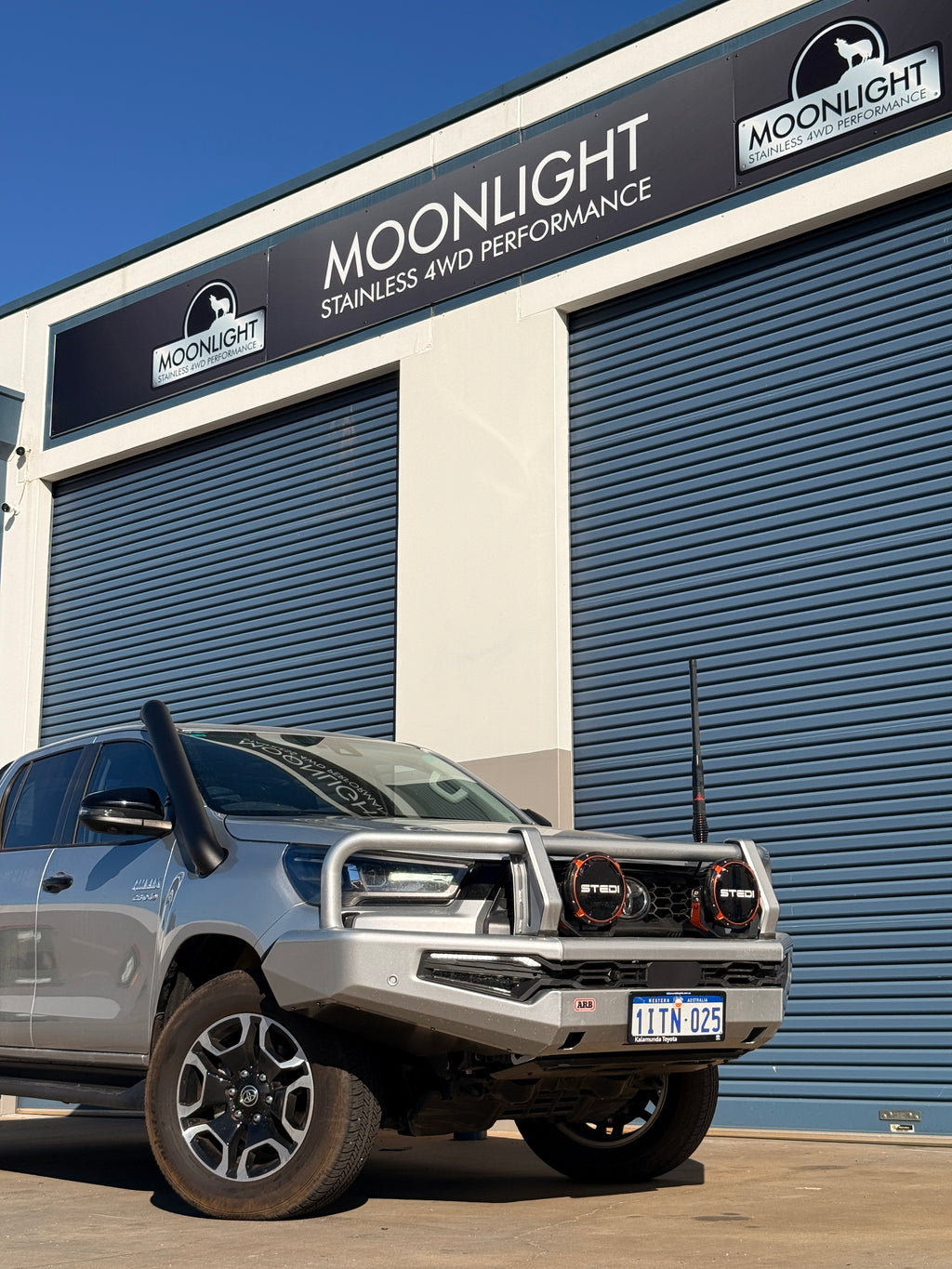 Toyota Hilux N80 2016-2025 4" Short Entry Stainless Steel Snorkel Kit