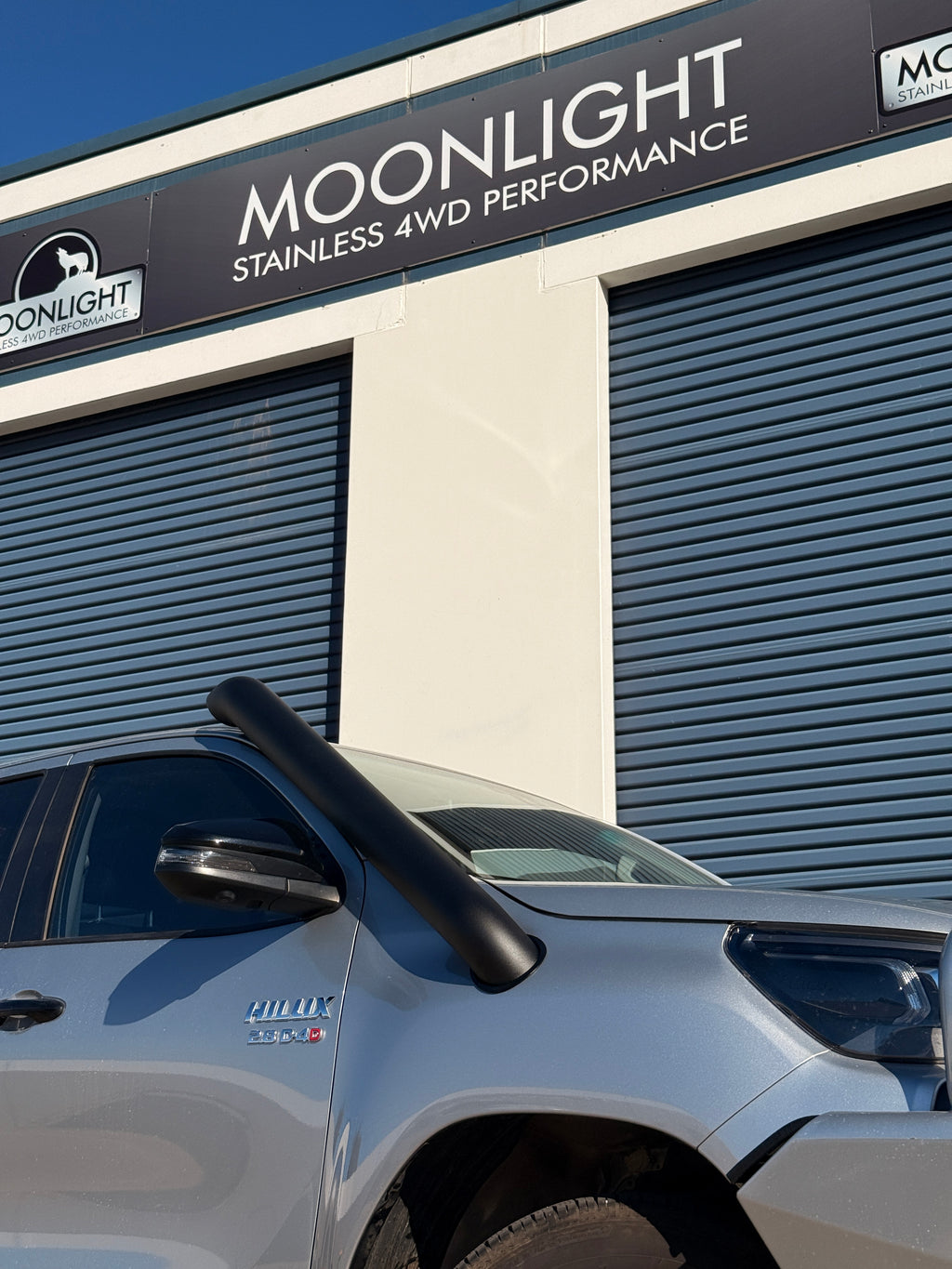 Toyota Hilux N80 2016-2025 4" Short Entry Stainless Steel Snorkel Kit