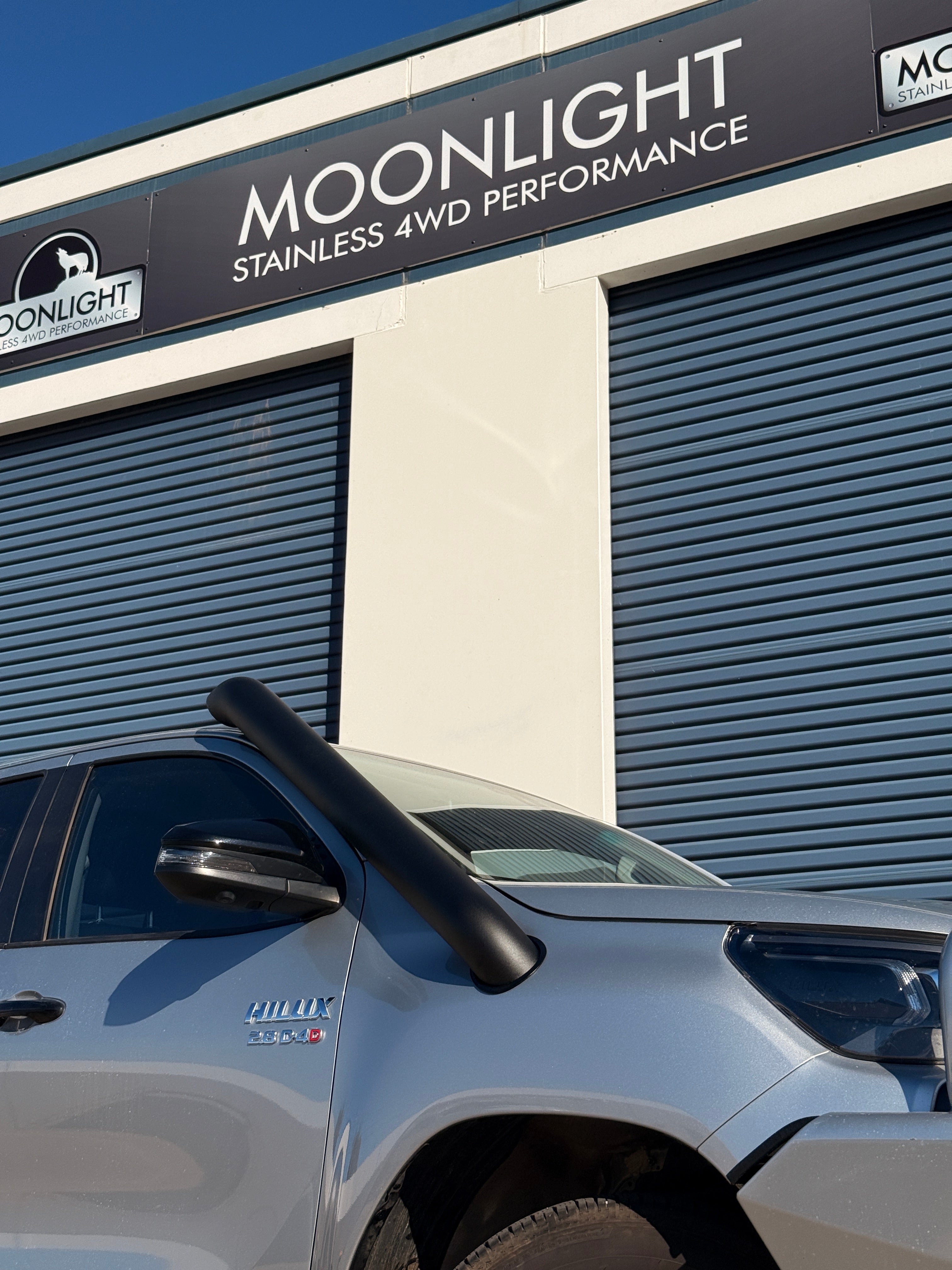 Toyota Hilux N80 2016-2025 4" Short Entry Stainless Steel Snorkel Kit