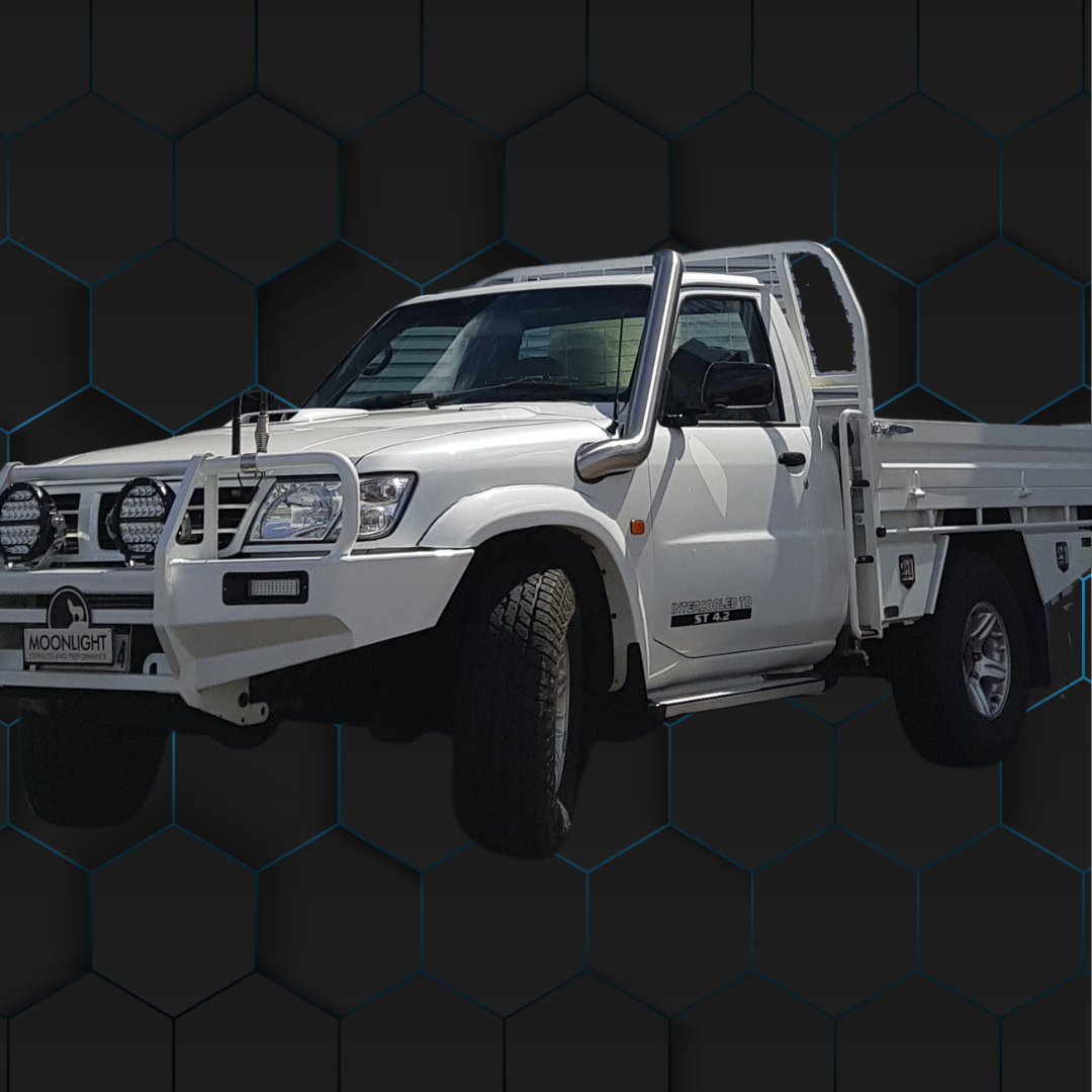 Nissan Patrol GU 4" Stainless Steel Snorkel Kit