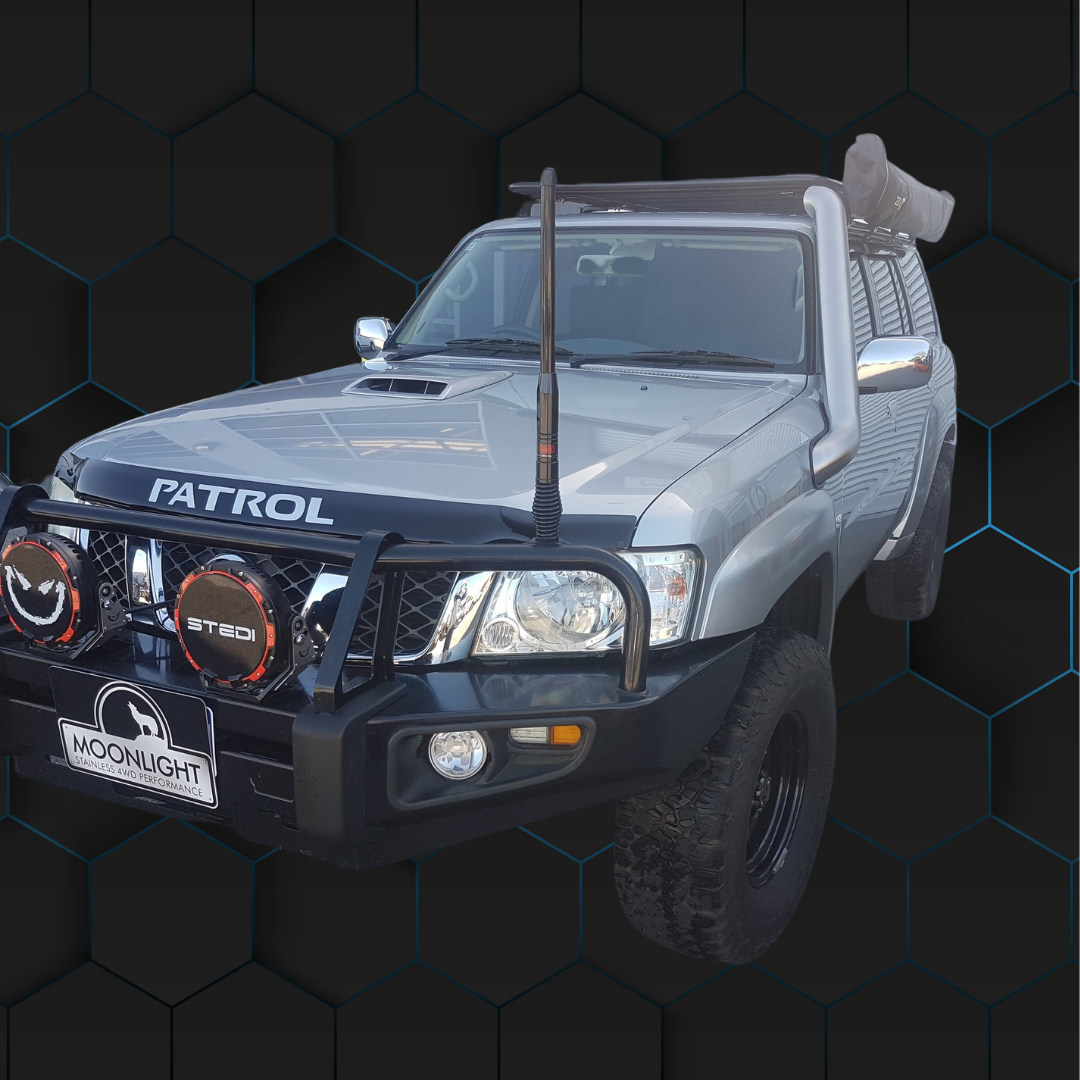 Nissan Patrol GU 4" Stainless Steel Snorkel Kit